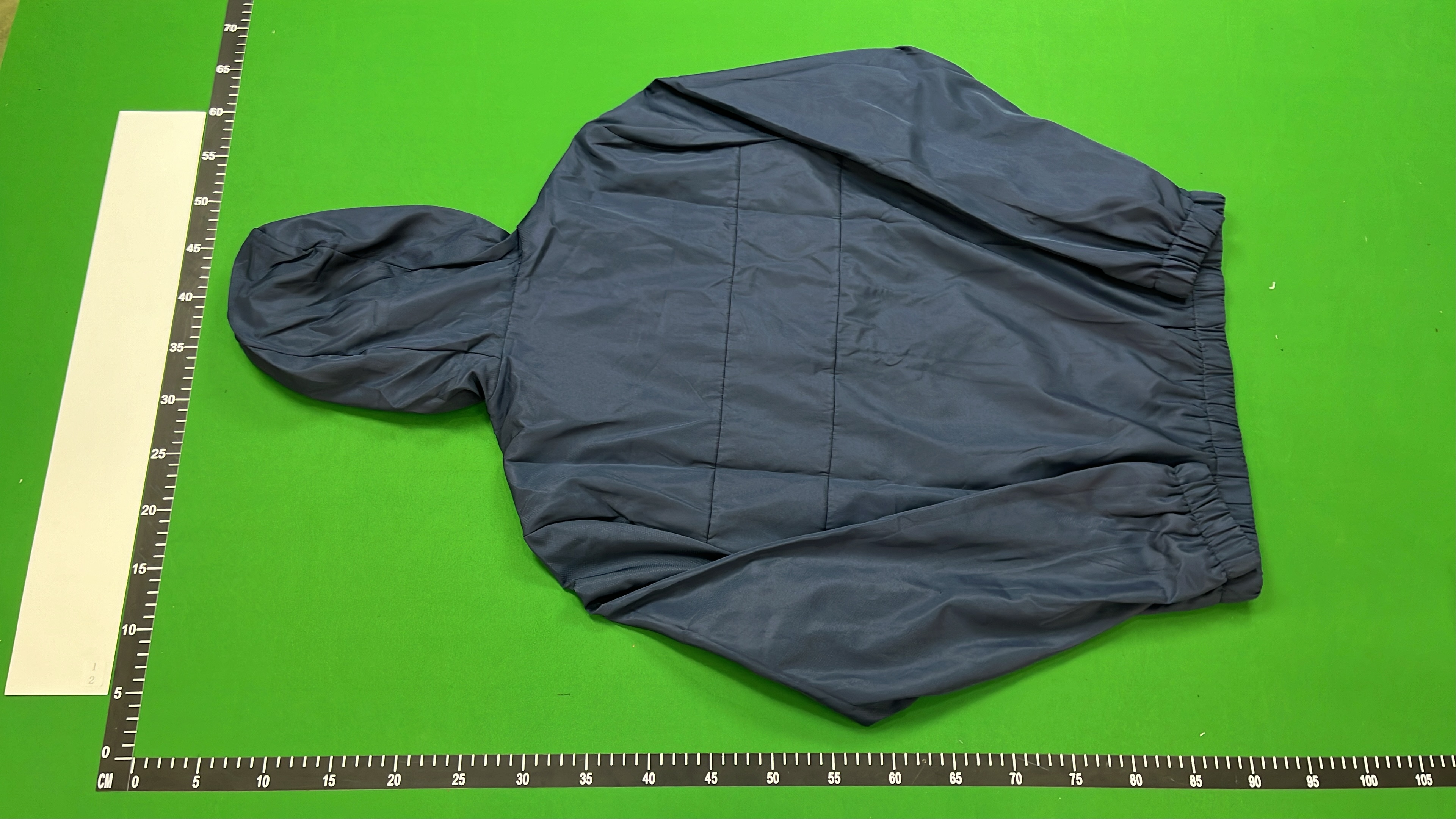 Lacoste Men's Navy Blue Hooded Jacket with Crocodile Logo