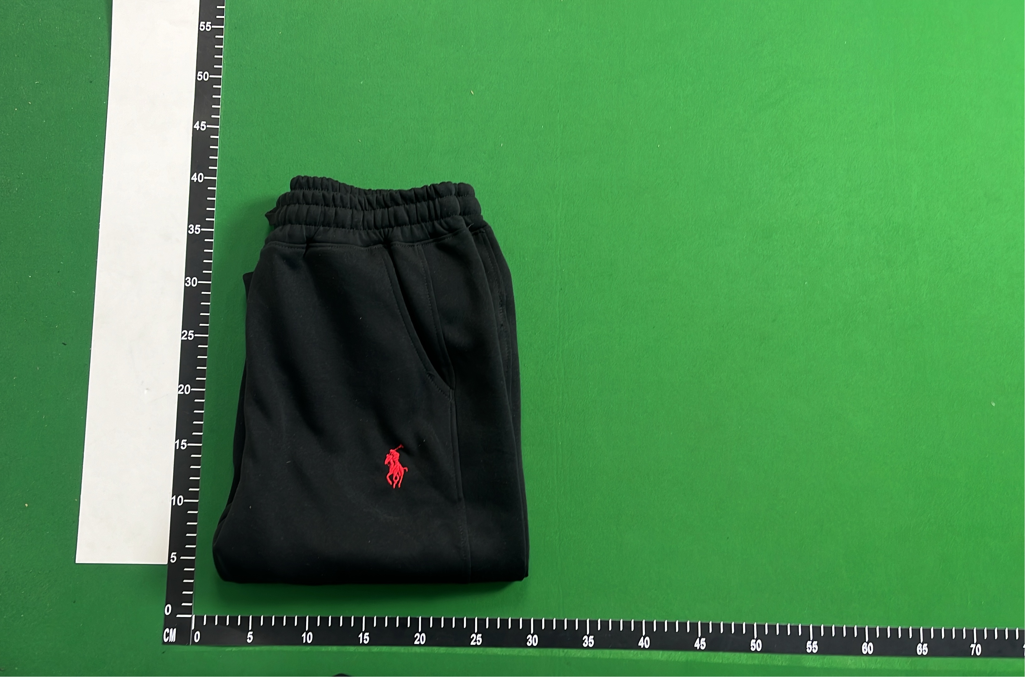 Black Full-Zip Hoodie with Pony Logo
