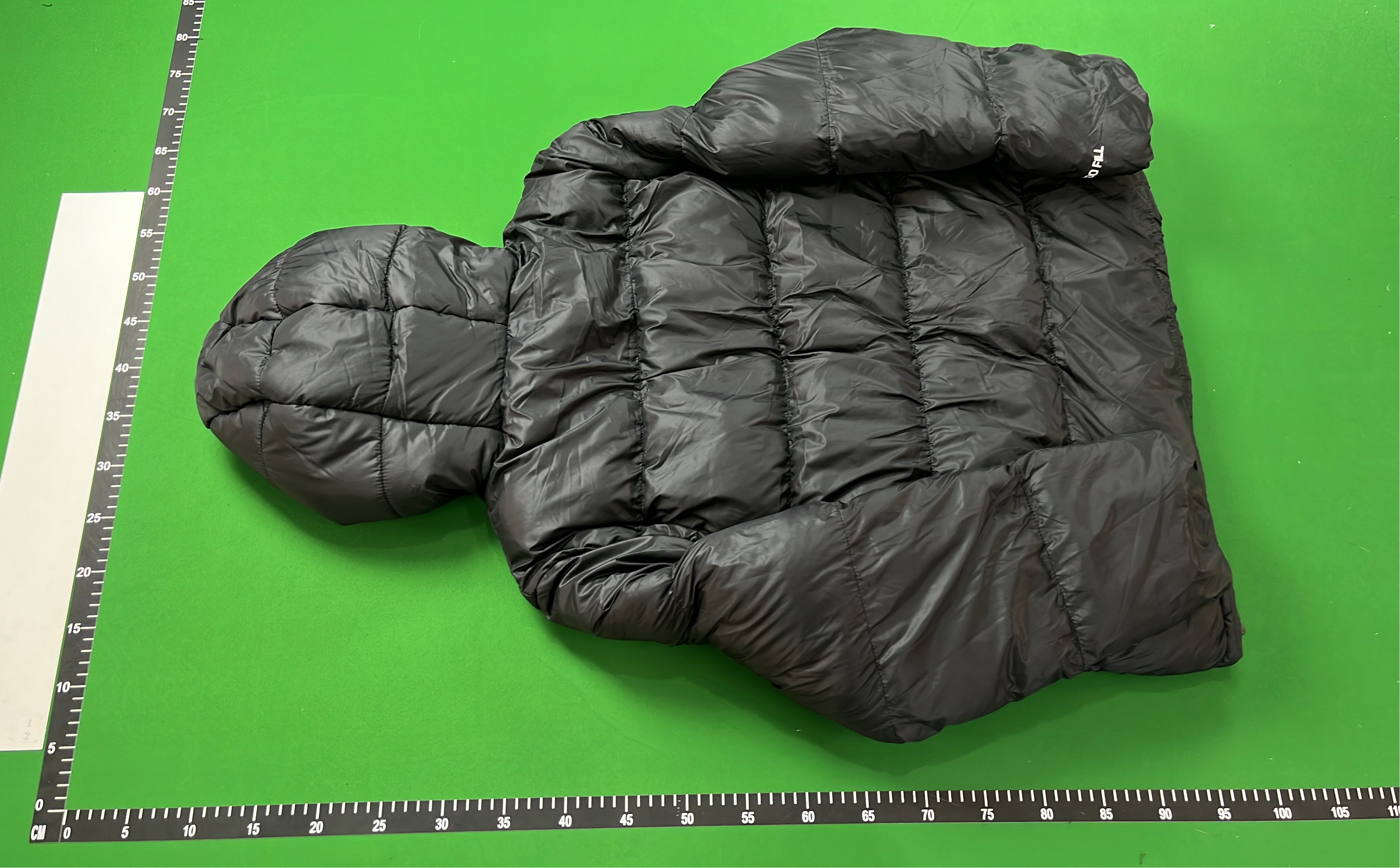 Stussy Black Puffer Jacket with Hood