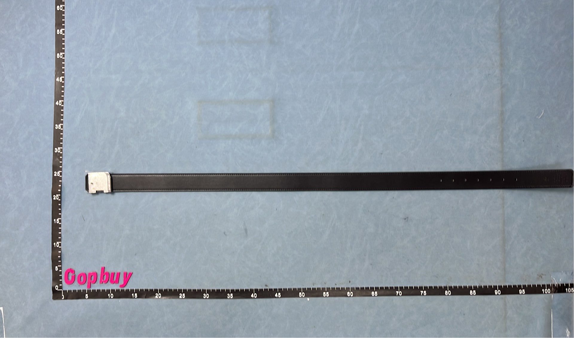 Louis Vuitton LV Monogram Belt with Gold Tone Buckle