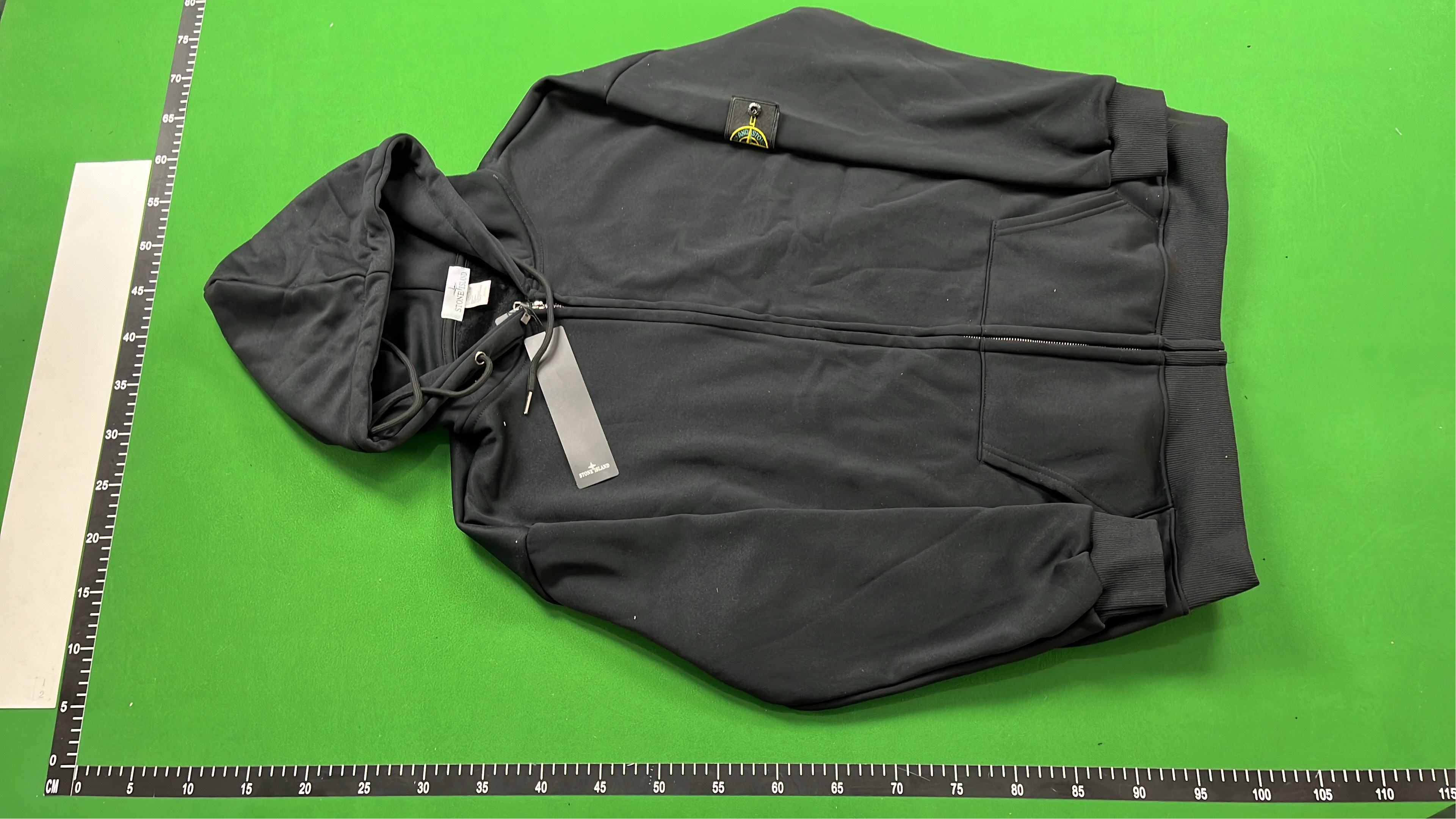 Stone Island Quilted Jacket with Compass Patch - Men's Outerwear