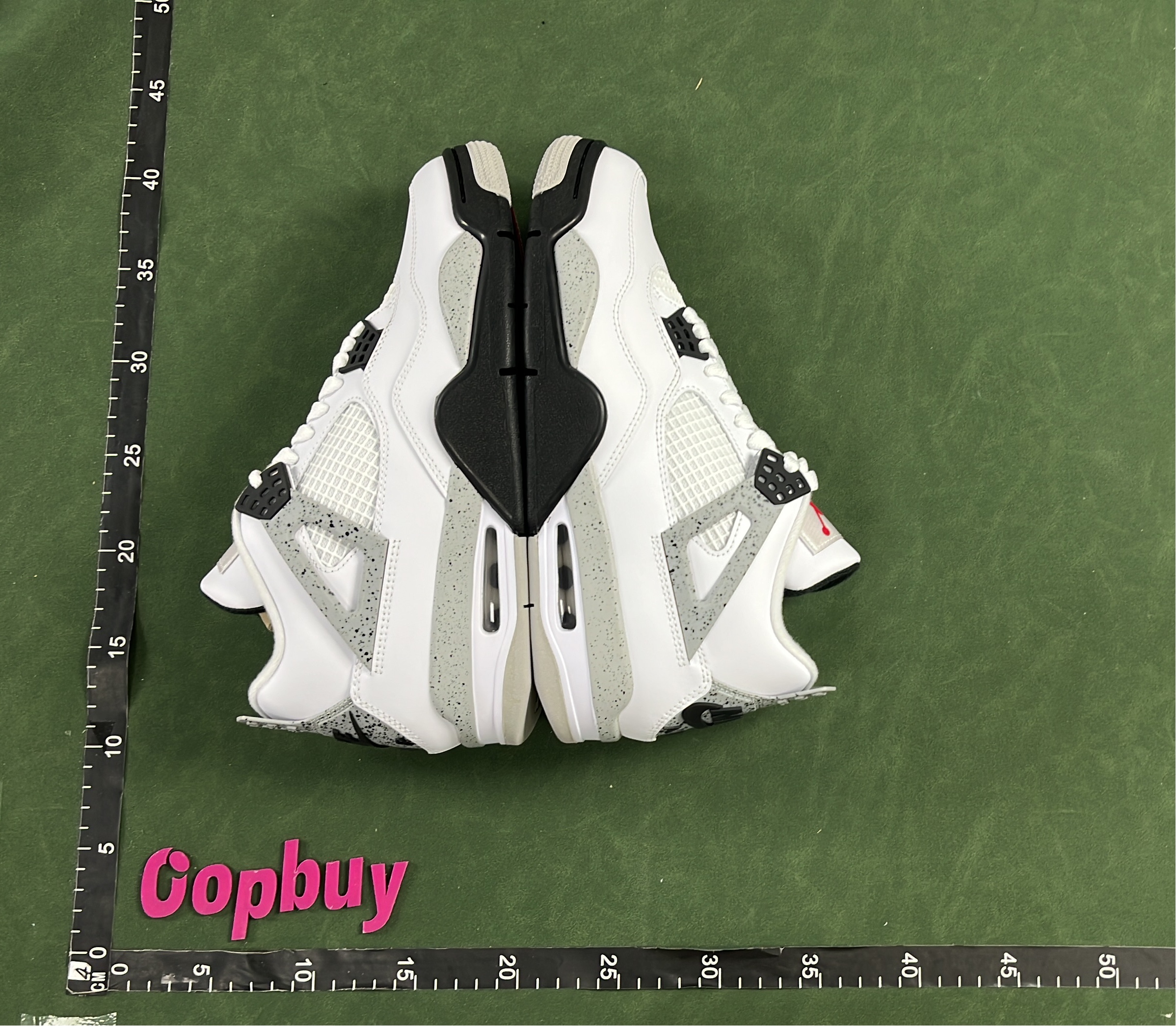 Air Jordan 4 Retro White Black Sneakers Men's Basketball Shoes