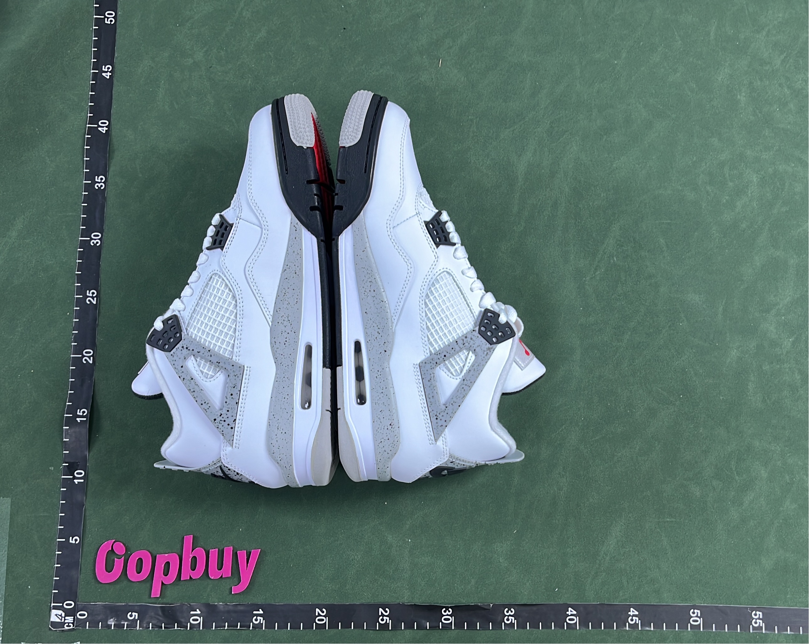 Air Jordan 4 Retro White Black Sneakers Men's Basketball Shoes