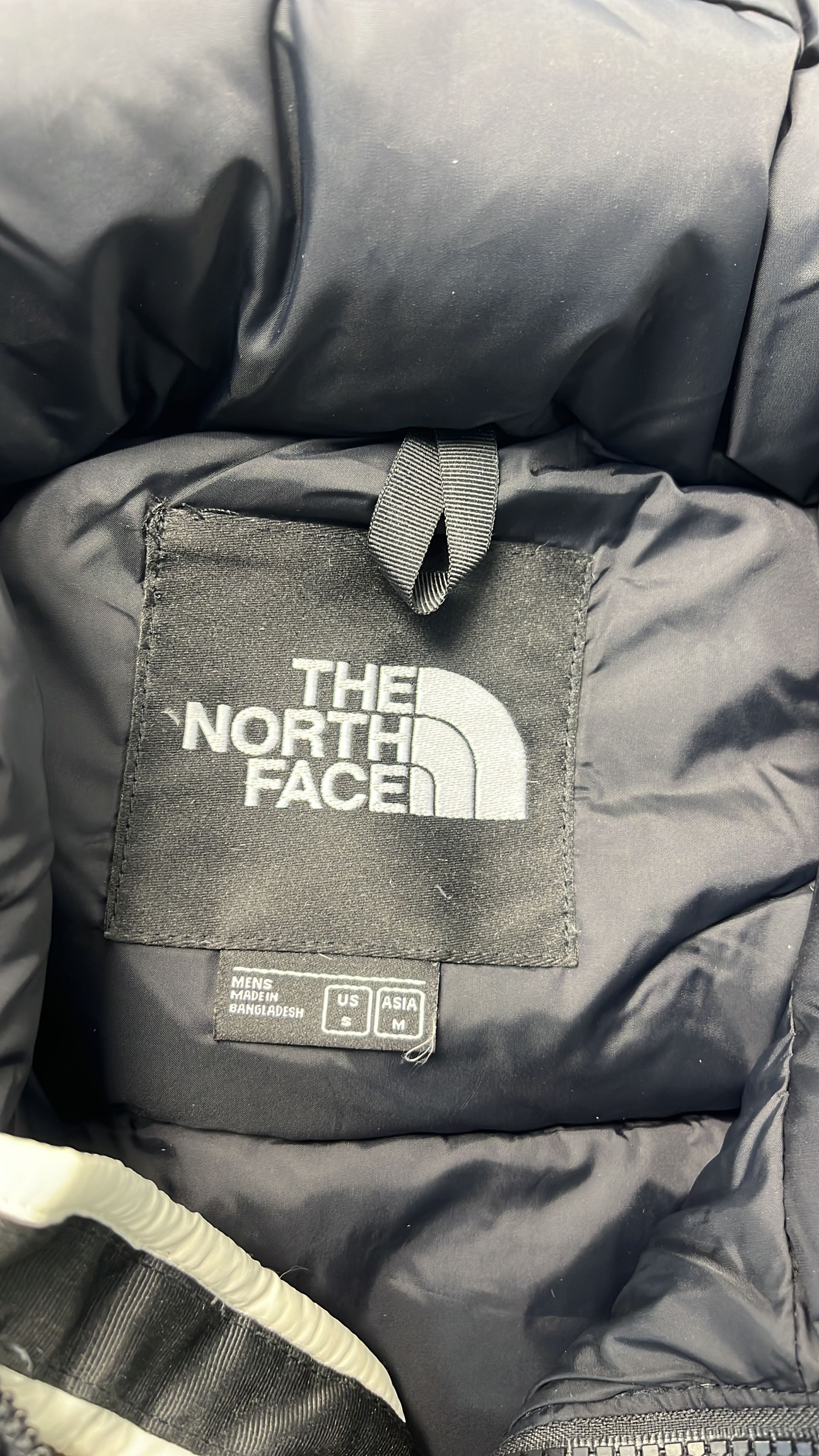 TNF Retro Nuptse Jacket 1996 Puffer Coat - Black, Navy, Cream