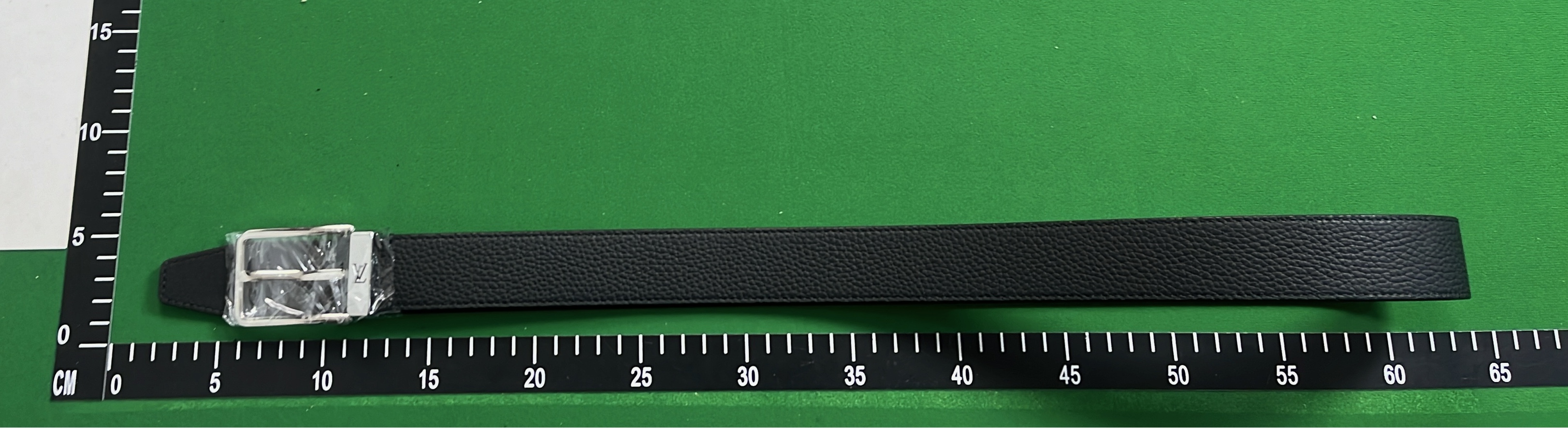 Louis Vuitton Damier Graphite Belt with LV Buckle