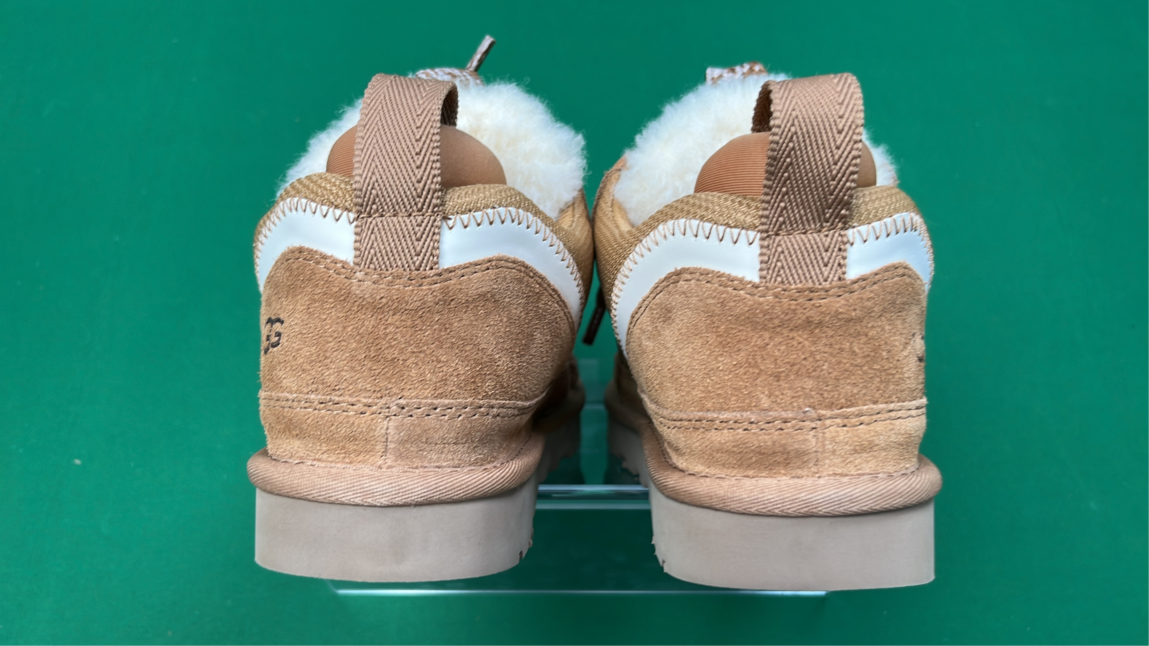 Brown Plush Lined Winter Boots with Patterned Laces