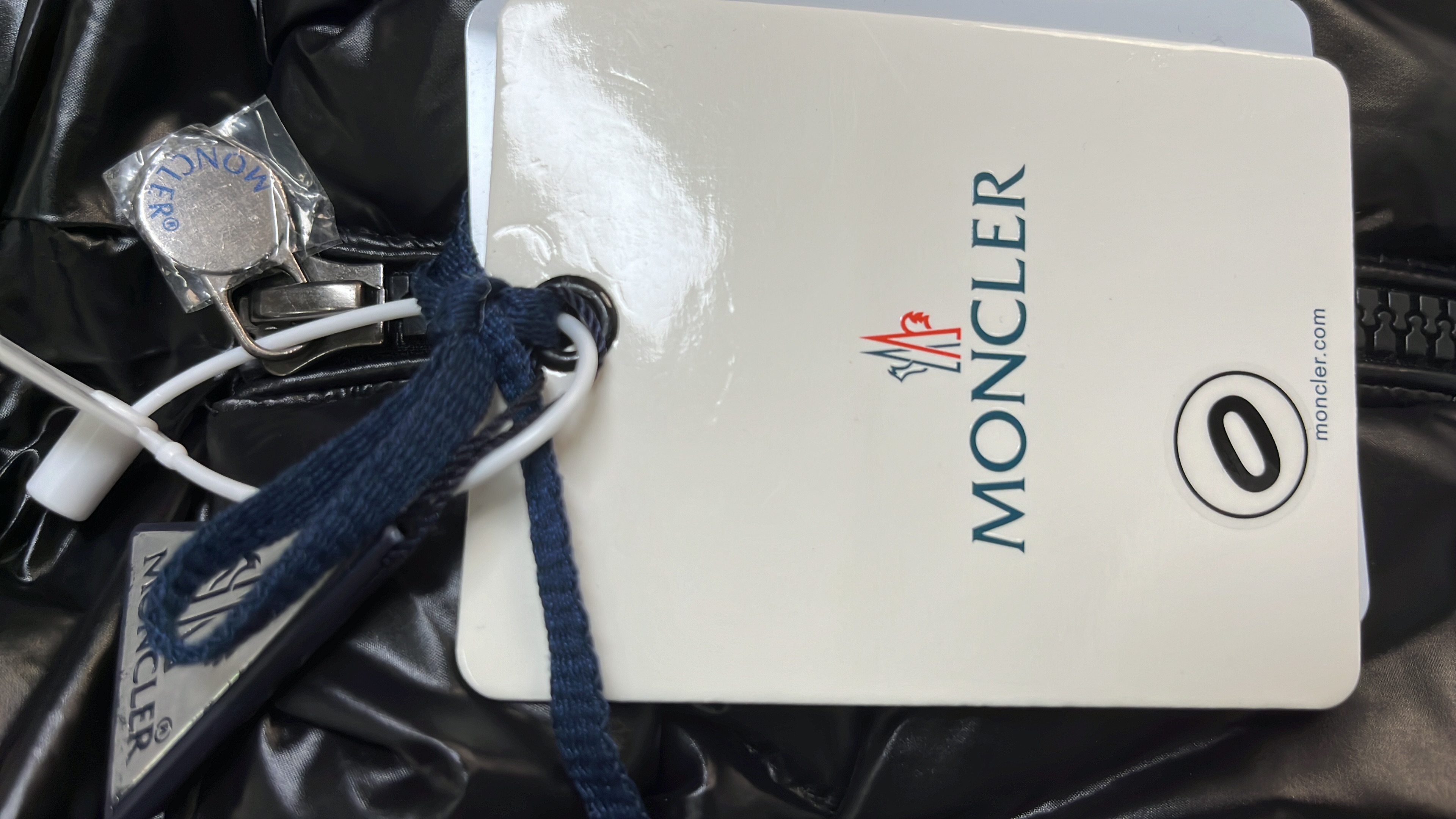 Moncler Black Puffer Jacket with Hood