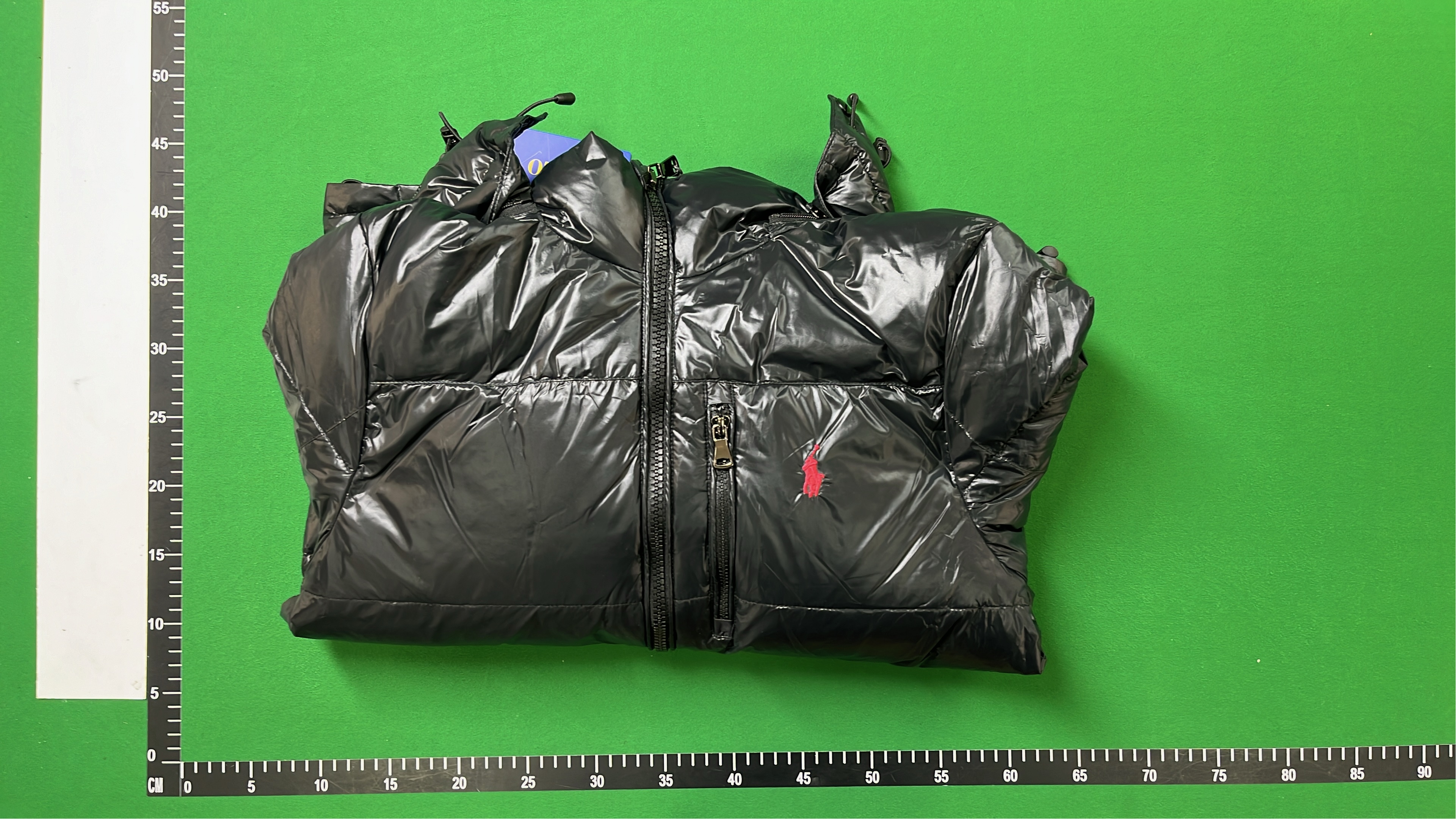 Polo Ralph Lauren Navy Puffer Jacket with Red Pony Logo