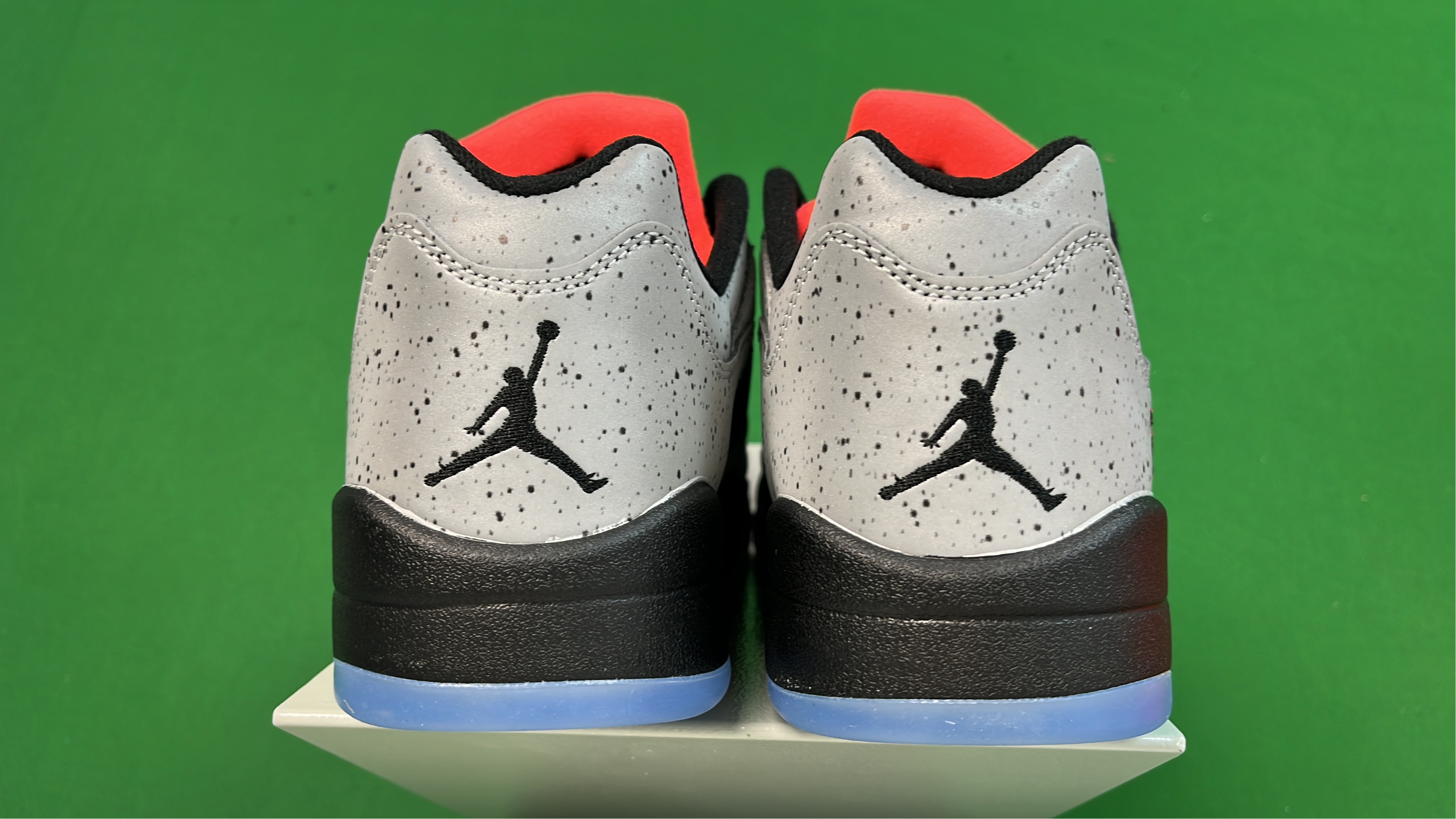 Air Jordan 5 Retro White Red Black Sneakers