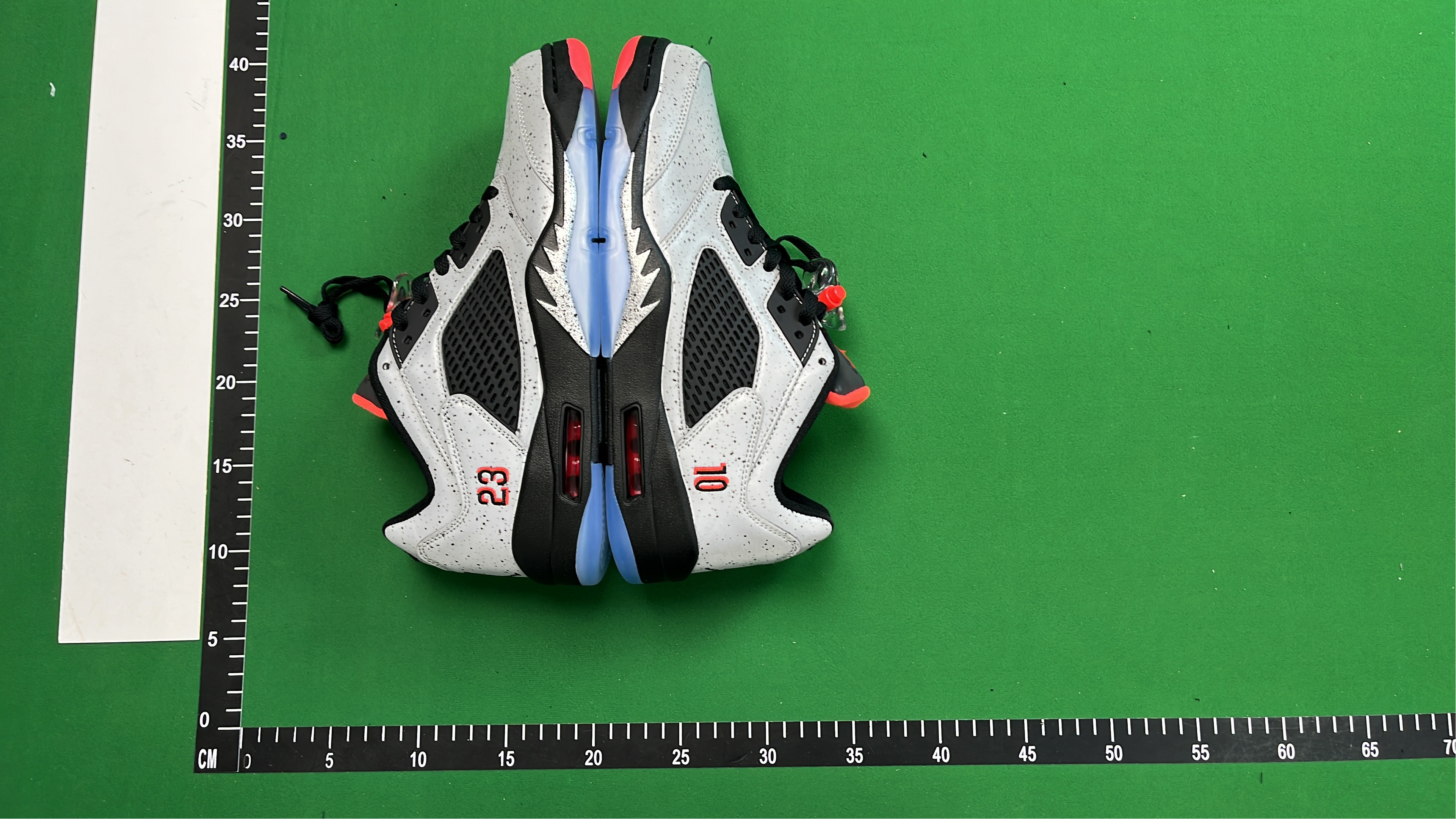 Air Jordan 5 Retro White Red Black Sneakers