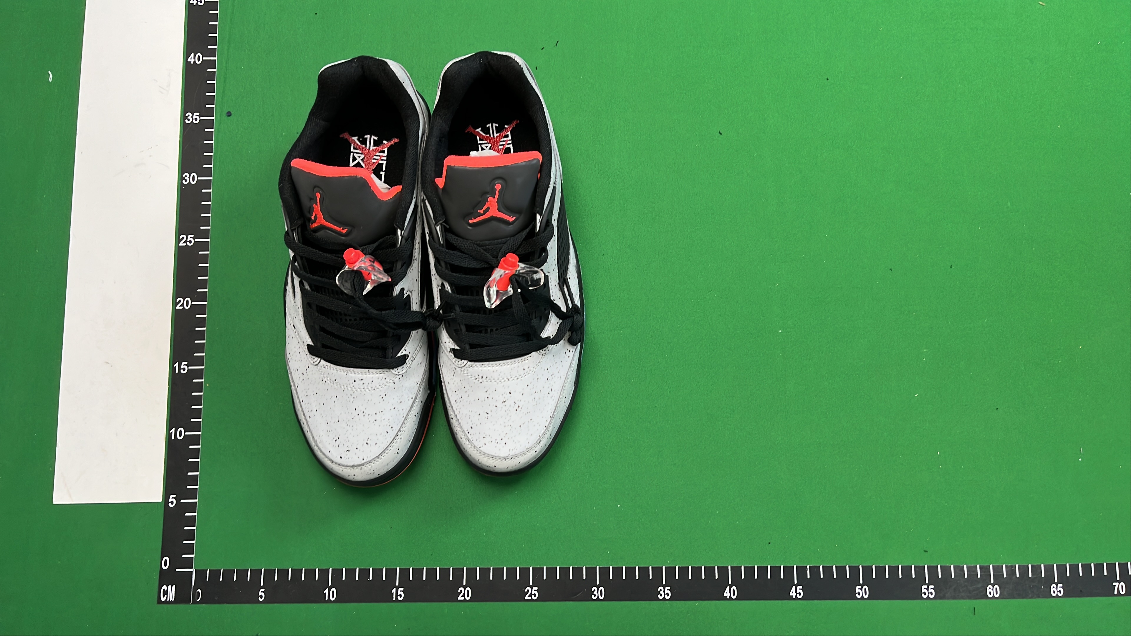 Air Jordan 5 Retro White Red Black Sneakers