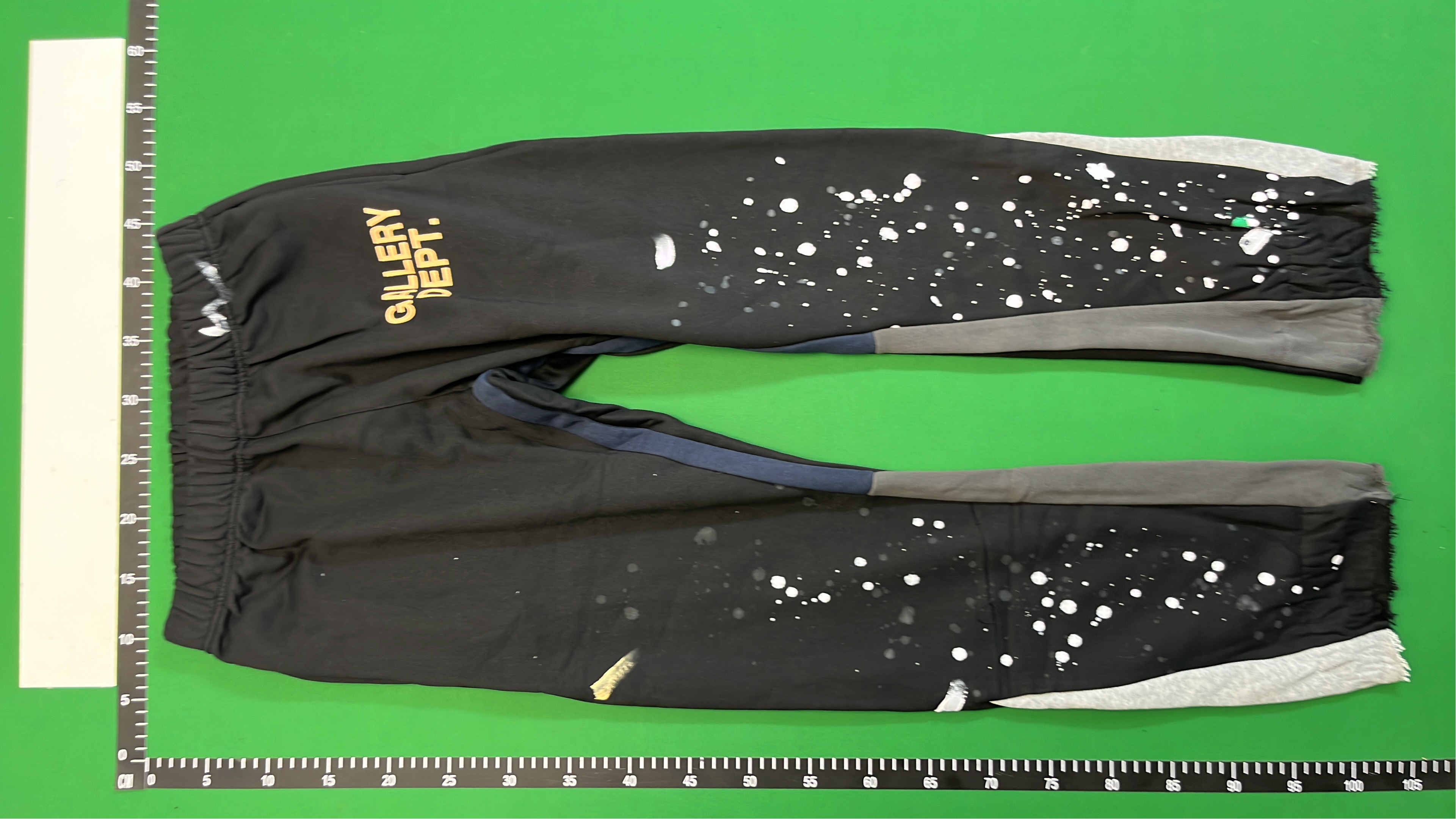 Gallery Dept. Black Paint Splatter Track Pants