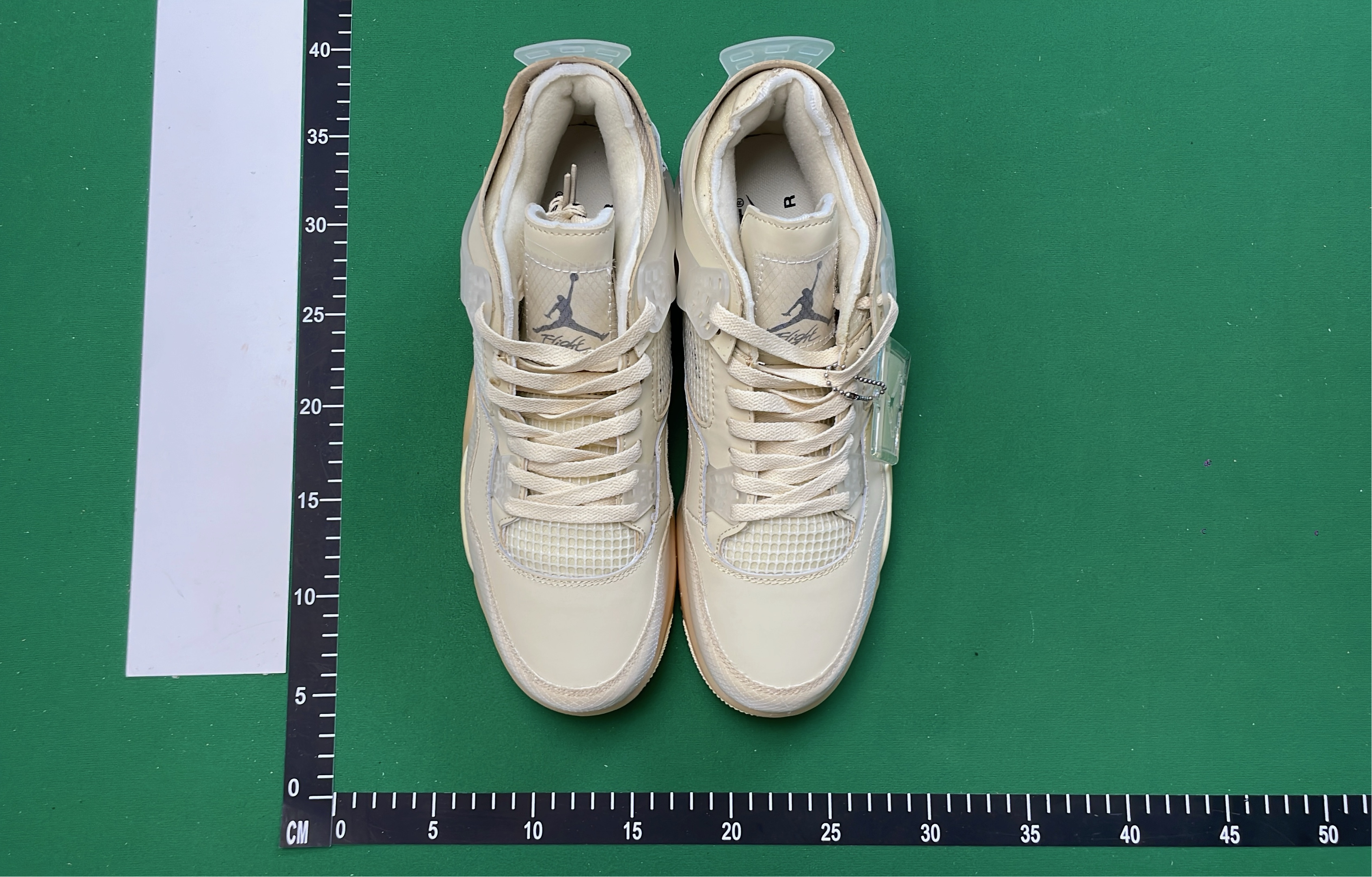 Air Jordan 4 Retro White Olive Green Men's Basketball Shoes
