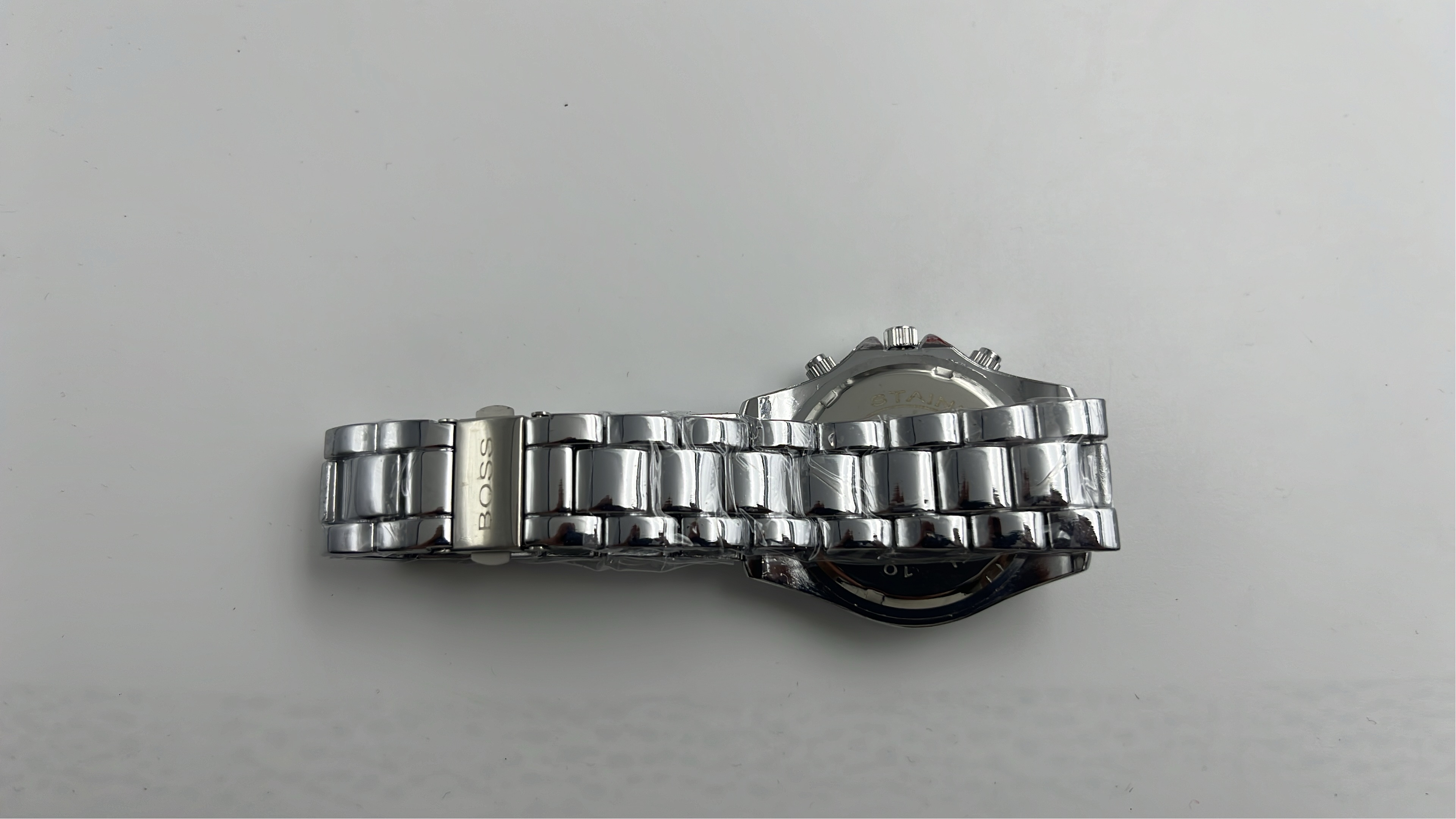 Hugo Boss Gold Chronograph Watch for Men and Women