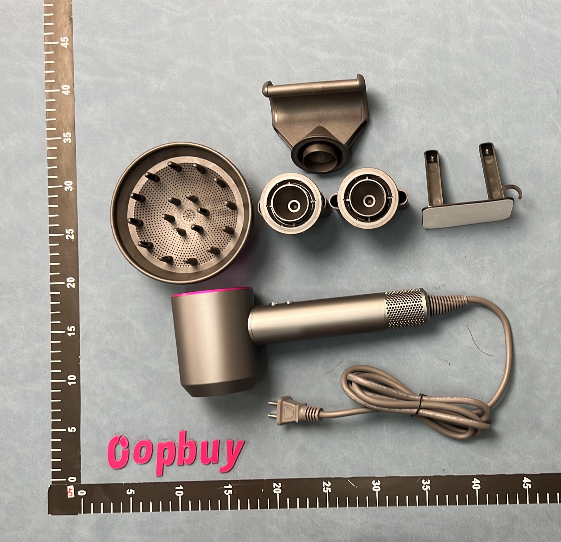Dyson Style Single Head Hair Dryer with 5 Nozzles