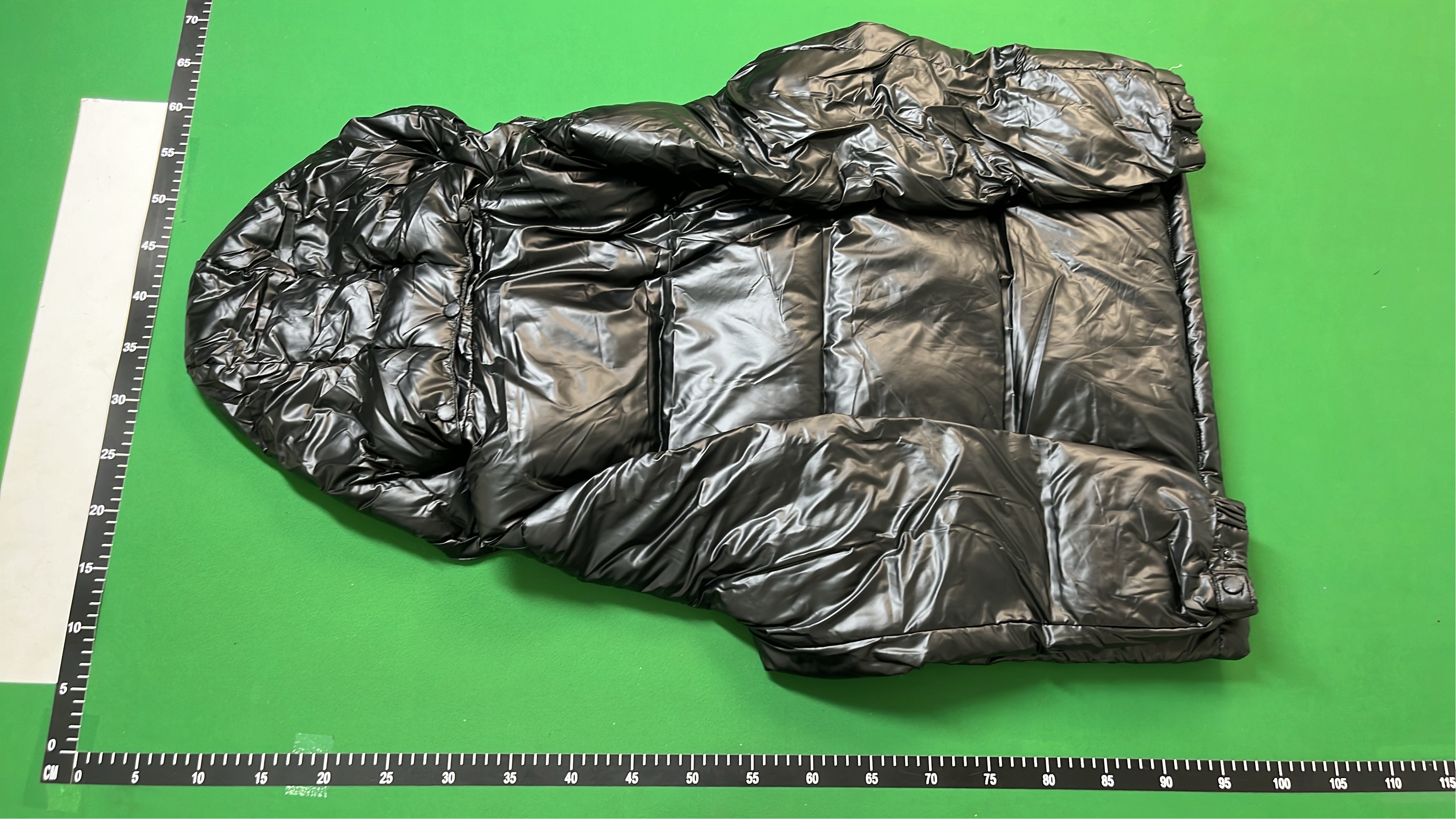 Black Puffer Jacket with Hood for Winter Warmth