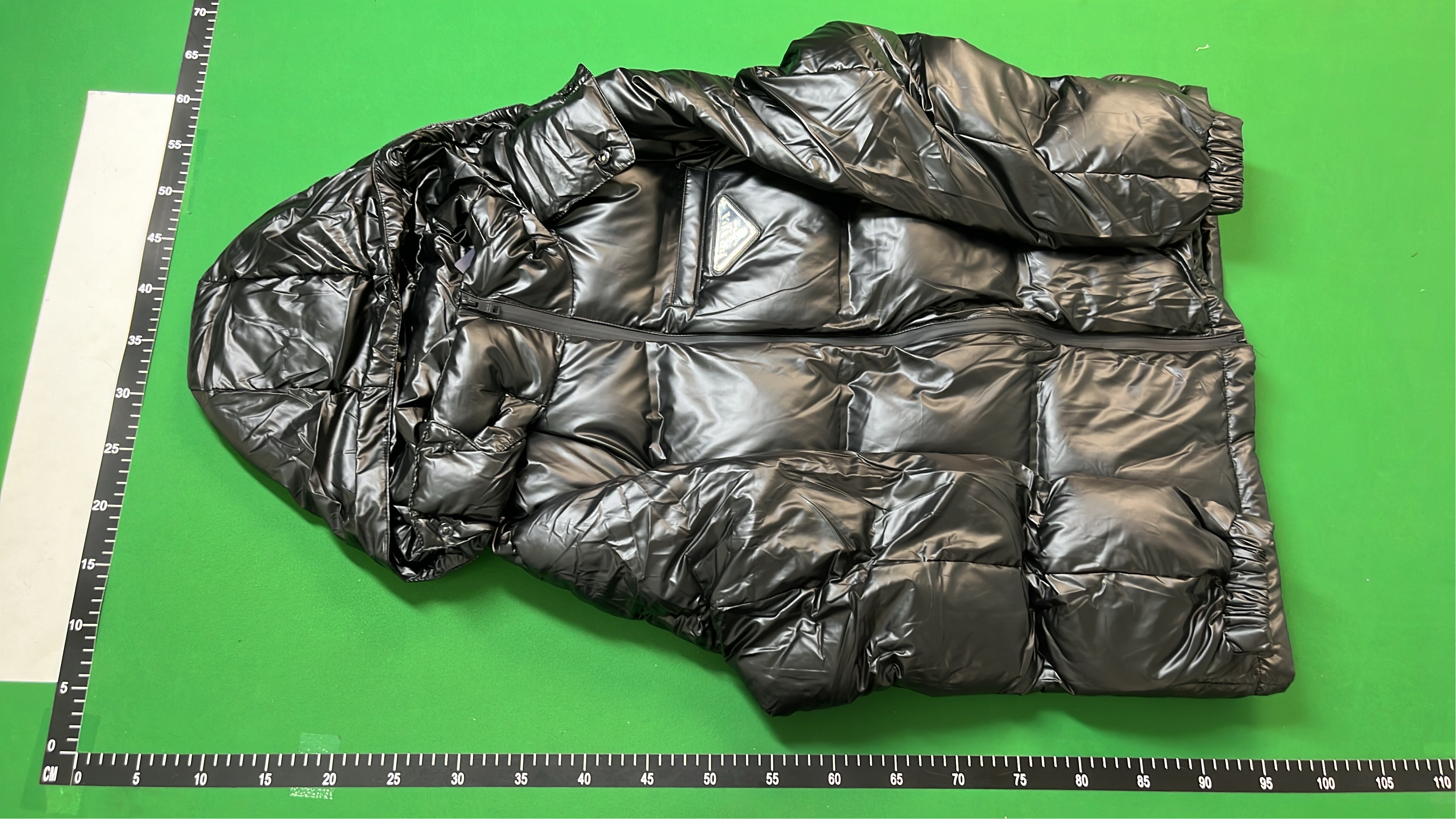 Black Puffer Jacket with Hood for Winter Warmth
