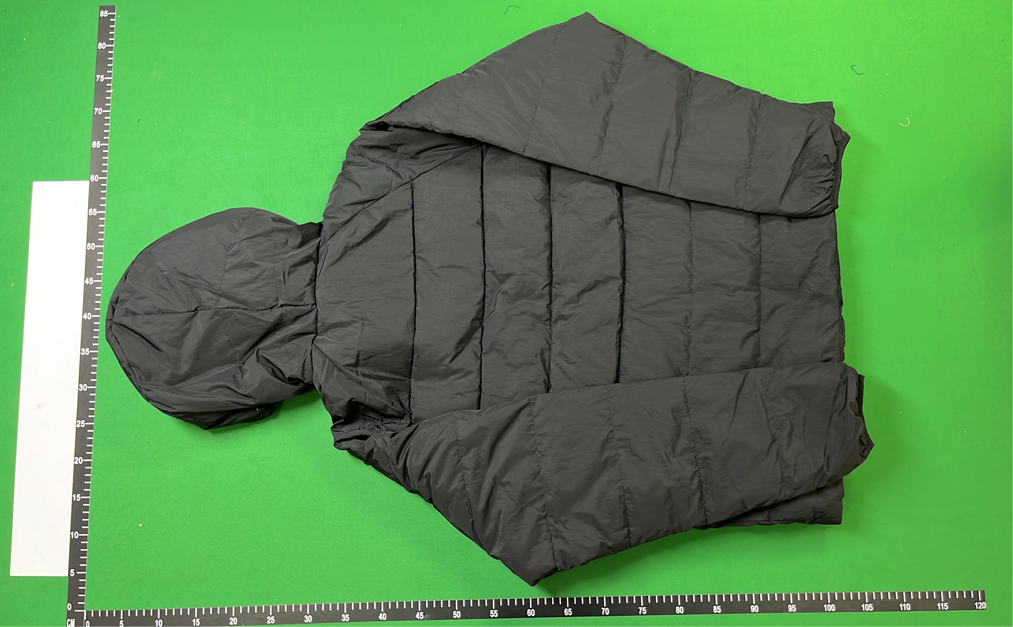 Moncler Black Puffer Jacket with Hood and Goggles Design