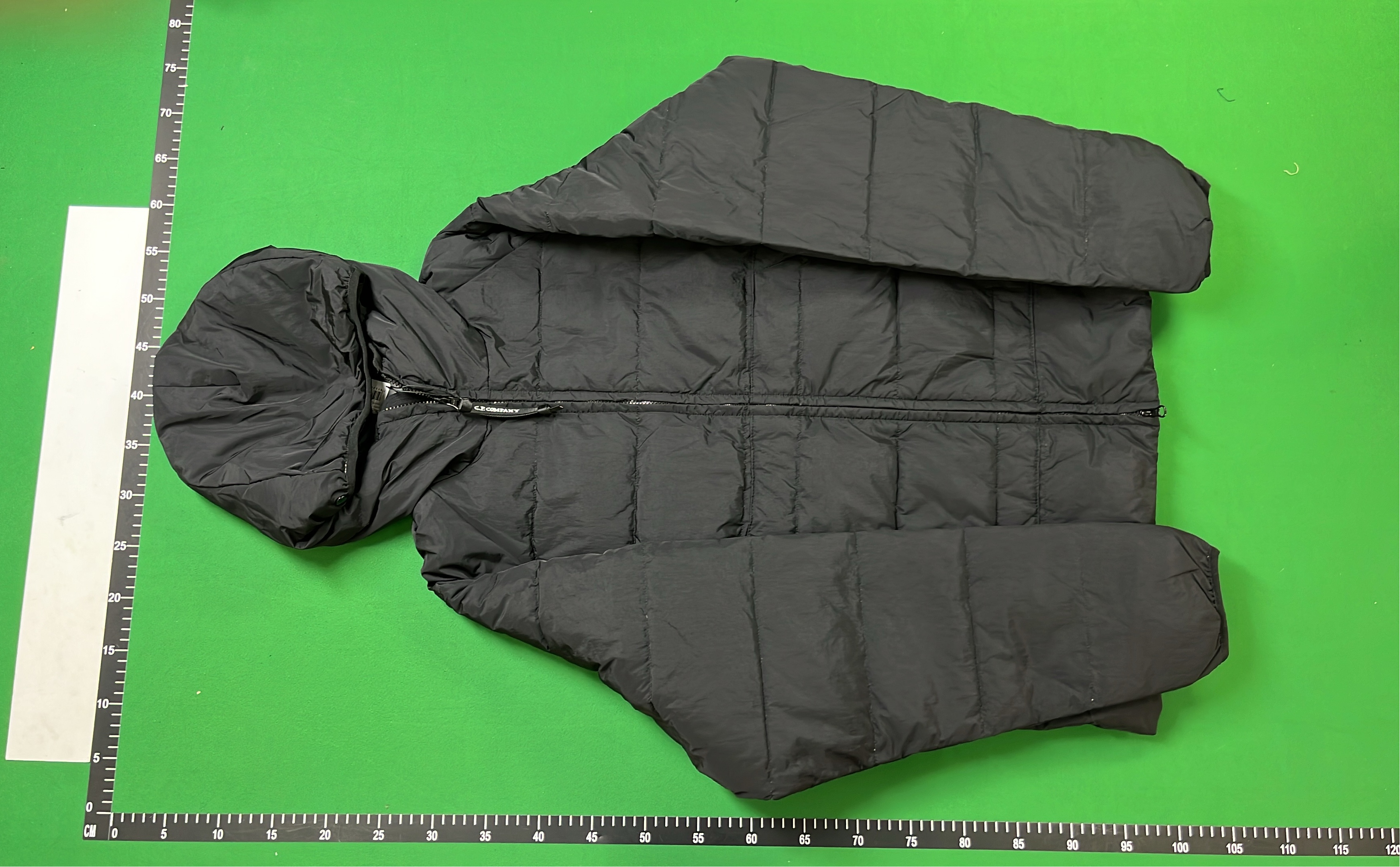 Moncler Black Puffer Jacket with Hood and Goggles Design