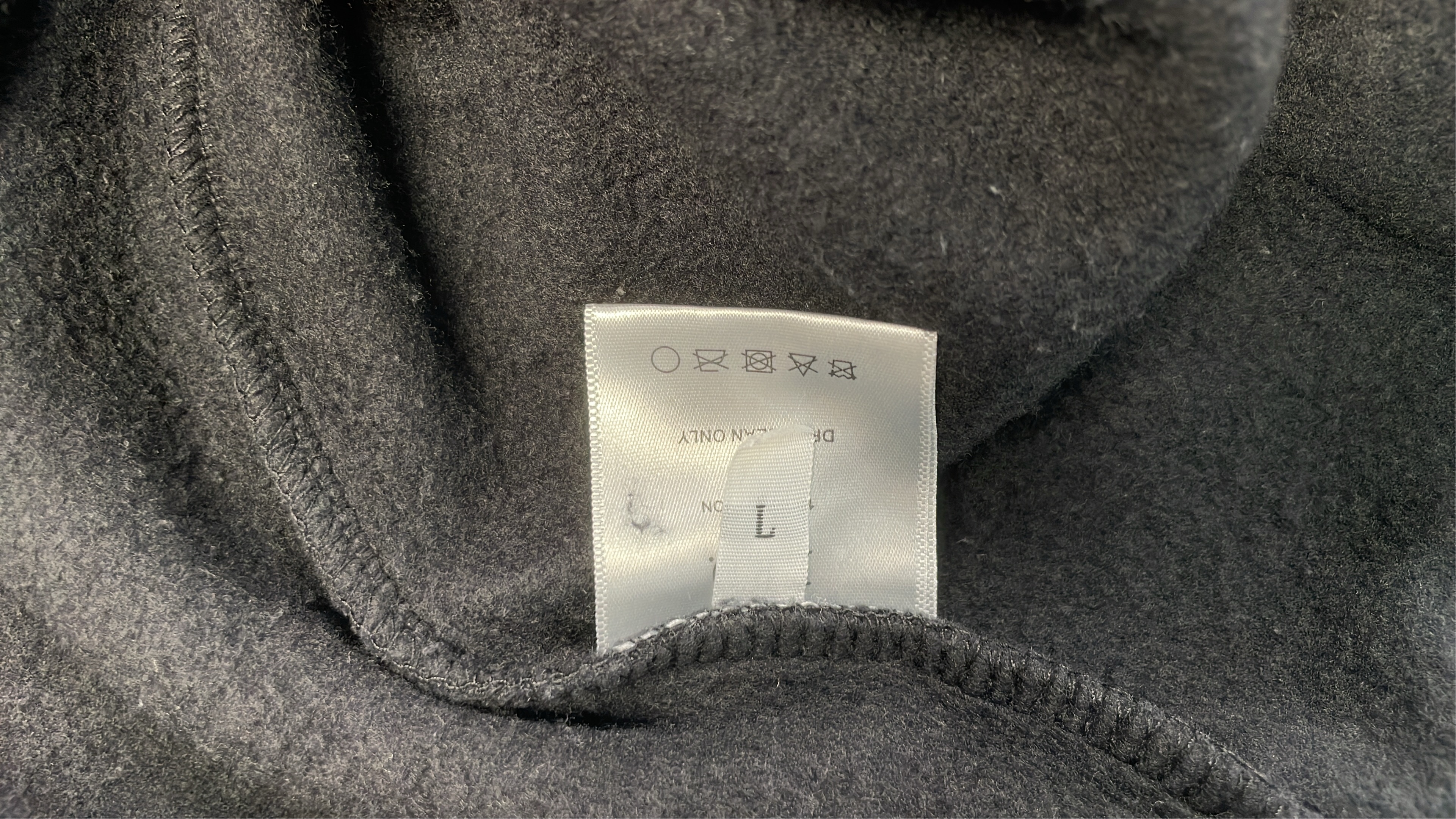 Black Hoodie with Red Logo Design