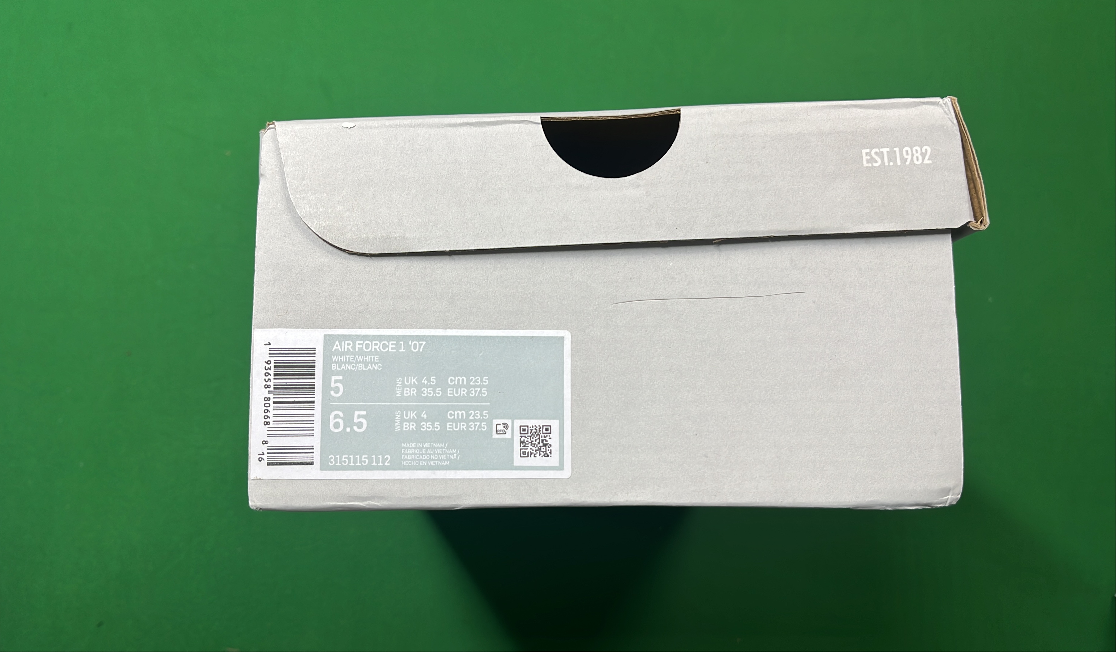 Nike Air Force 1 White Sneakers - 20% Off Sale