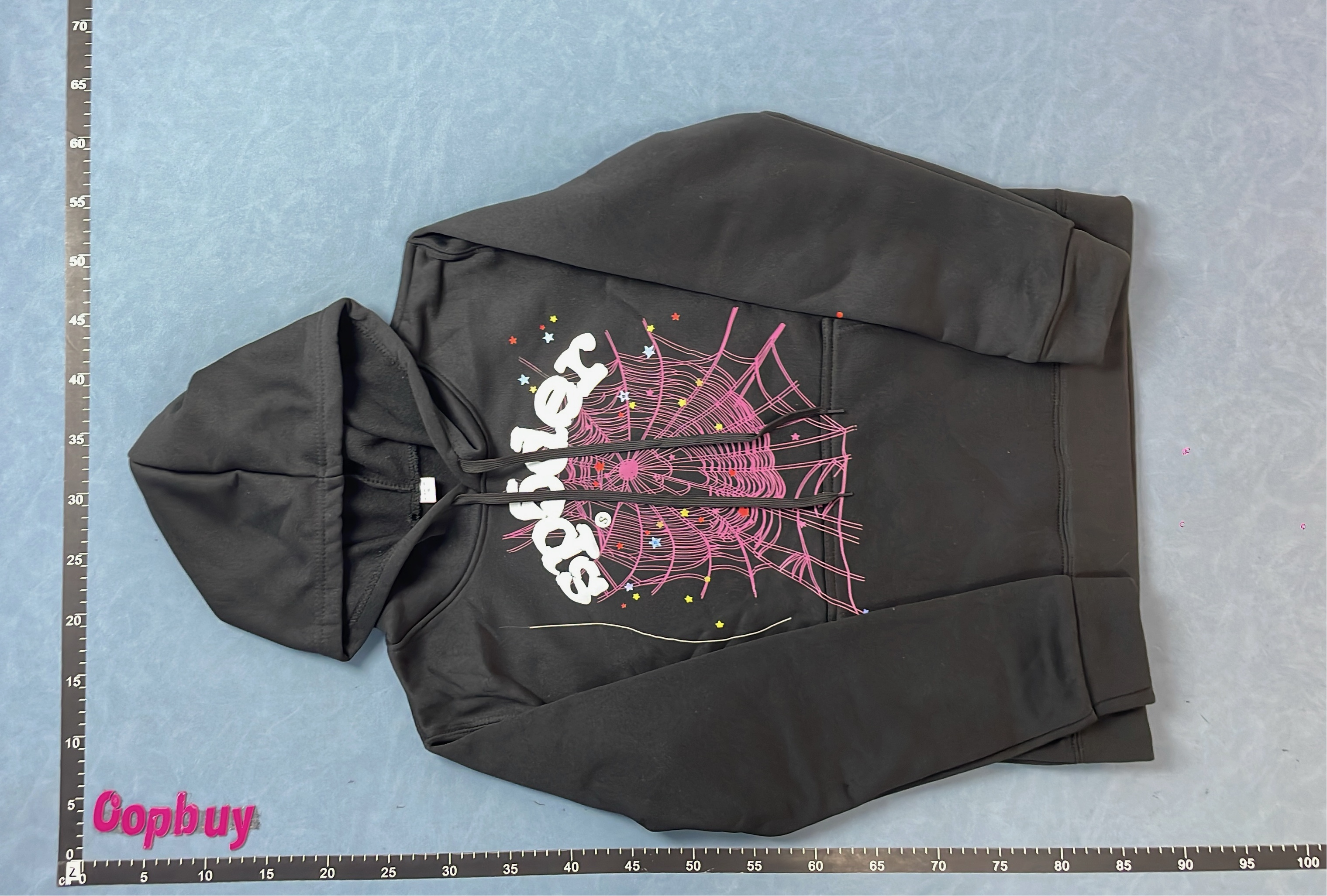 Spider Web Hoodie & Pants Set - Brown Pink Design