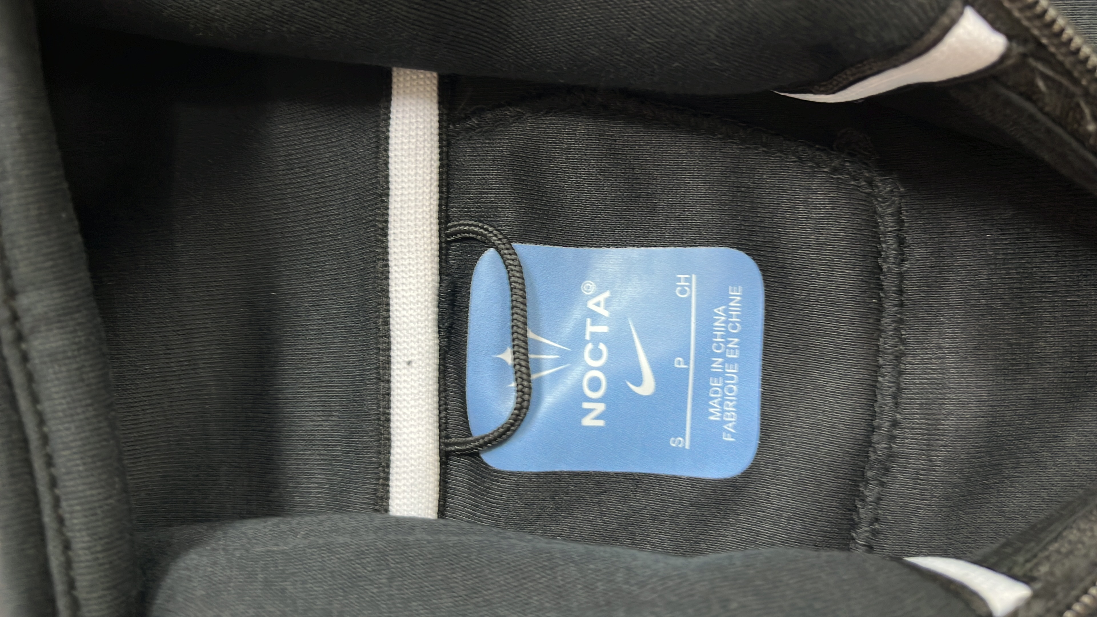 Men's Light Blue Full-Zip Hoodie with Nike Logo