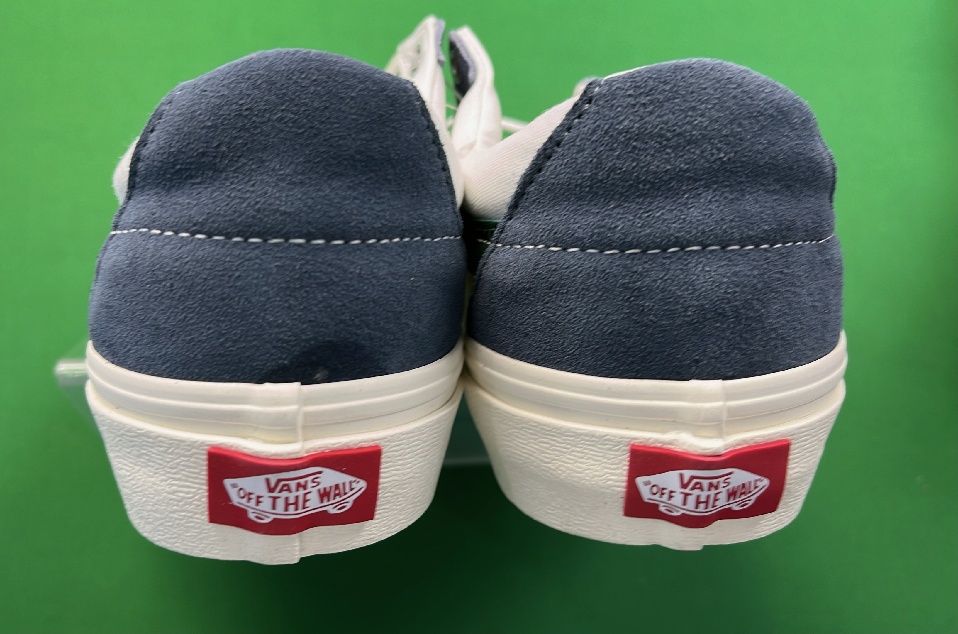 Vans Old Skool Skate Shoe in Navy and White