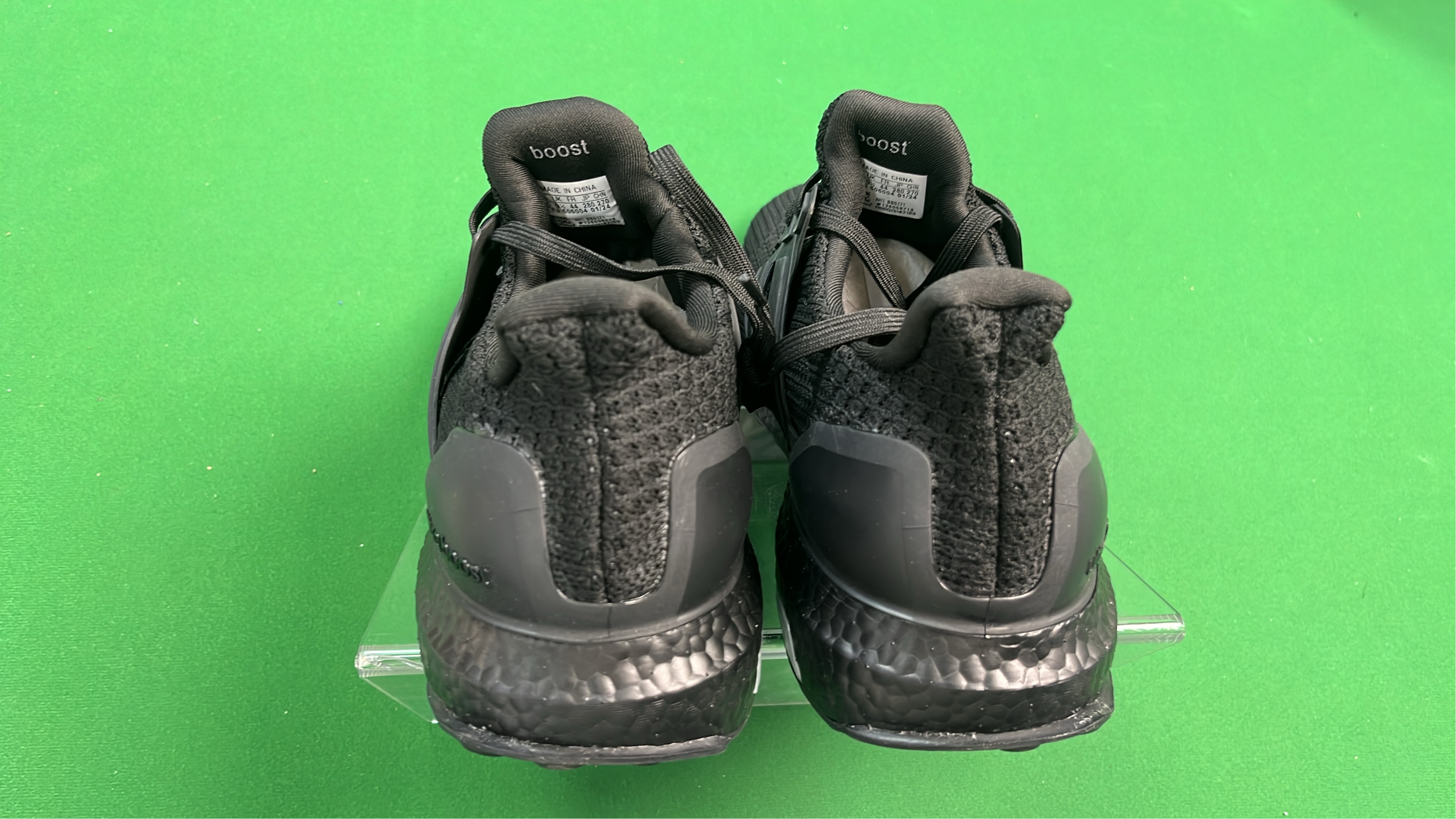 Adidas Ultraboost 21 Running Shoes Black Grey White