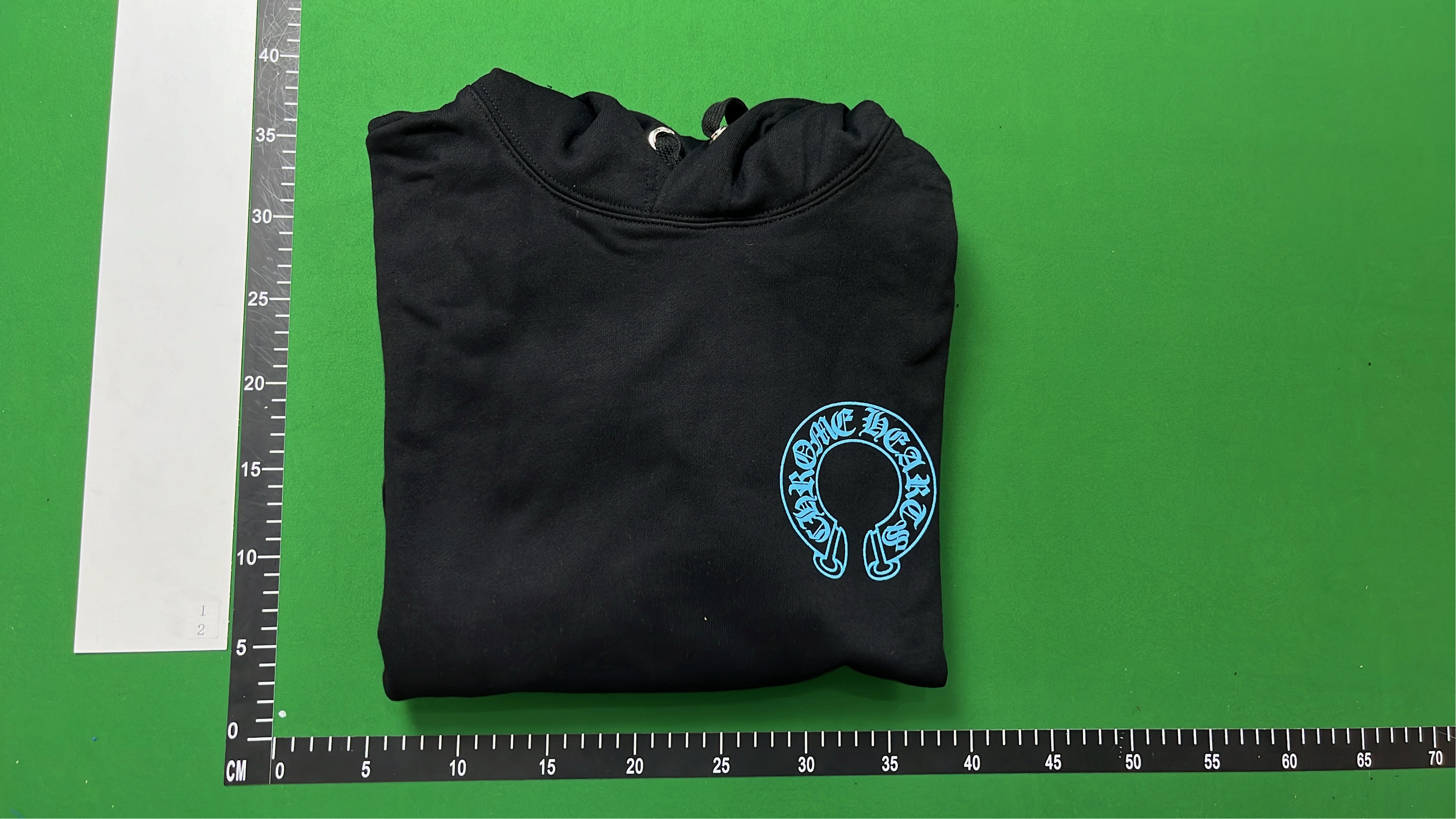 White Chrome Hearts Hoodie with Black Lettering