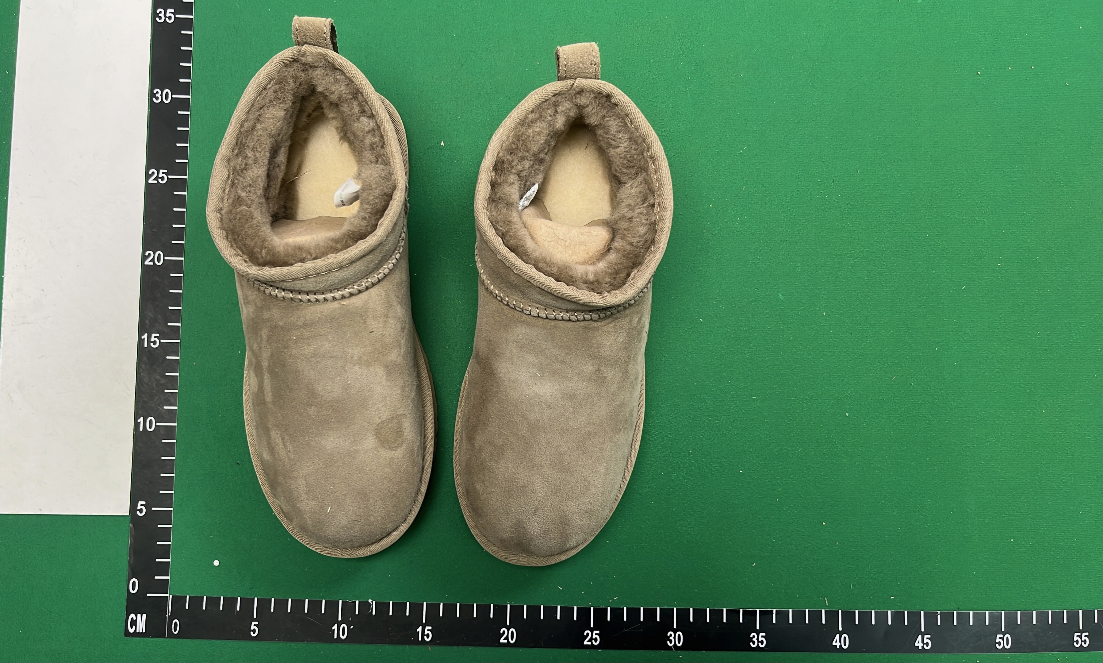 UGG Classic Mini Boots - Beige Suede Winter Shoes