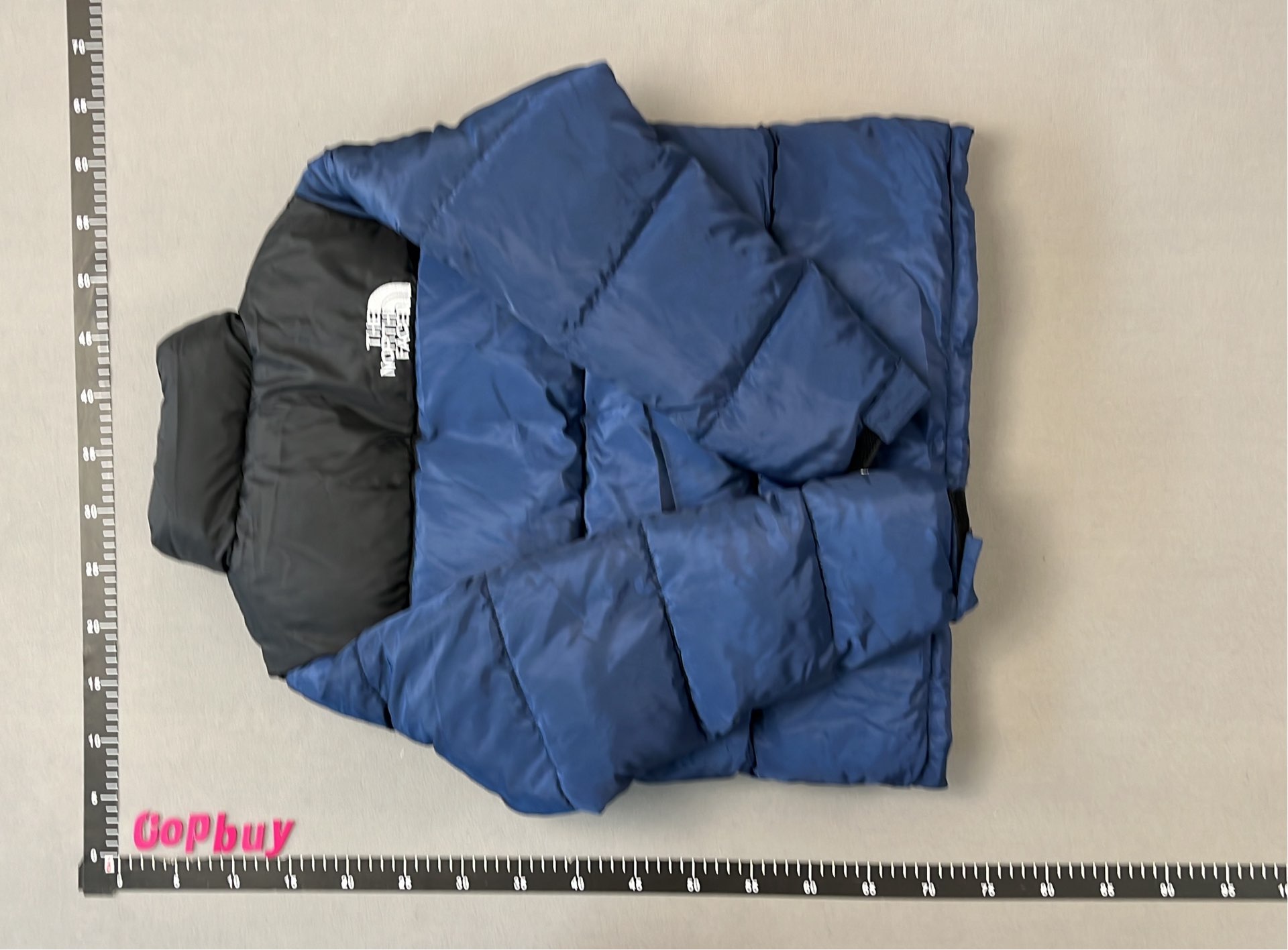 TNF 22Fw Retro Nuptse Jacket 1996羽绒服-拼色白