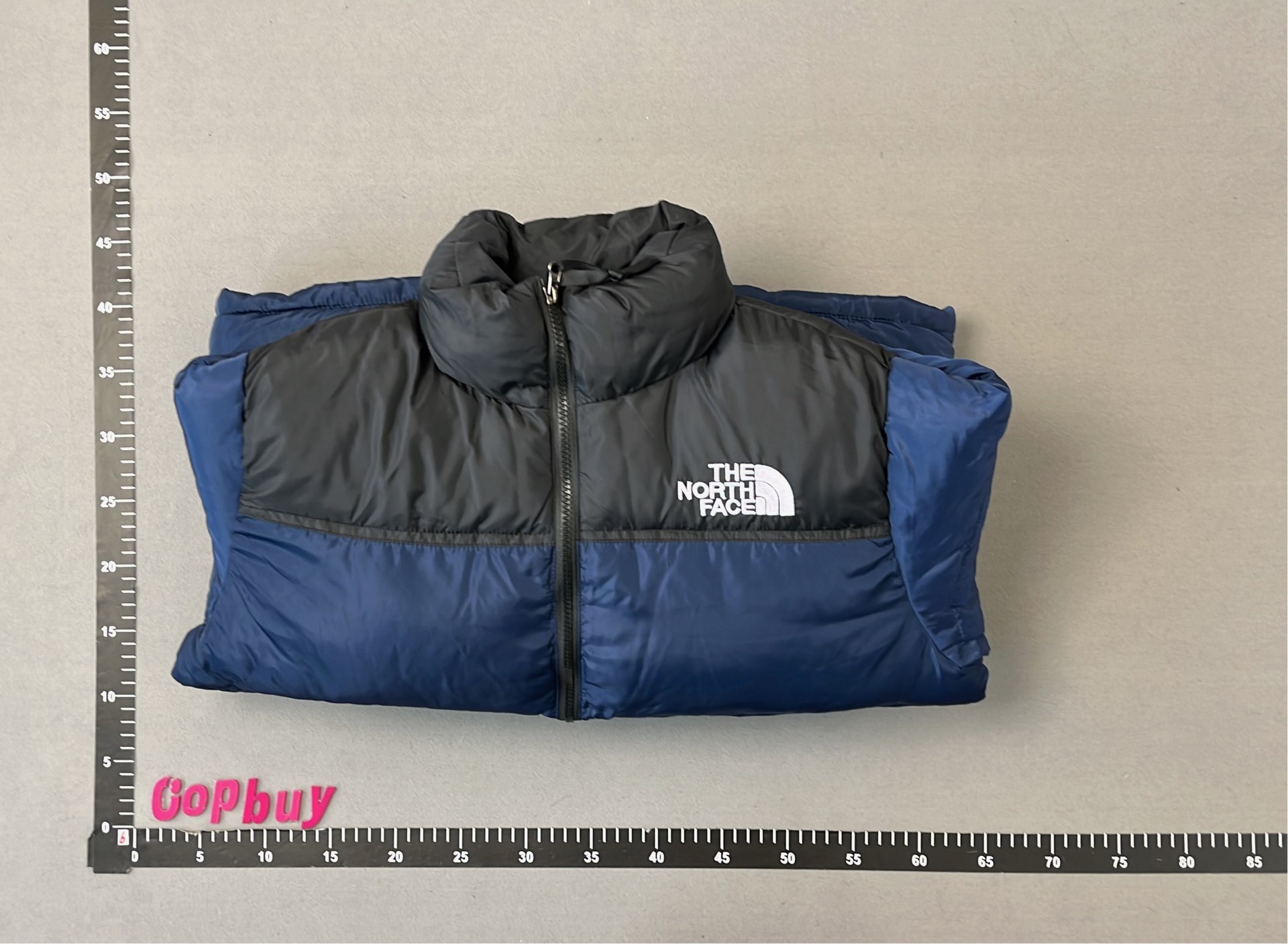 TNF 22Fw Retro Nuptse Jacket 1996羽绒服-拼色白