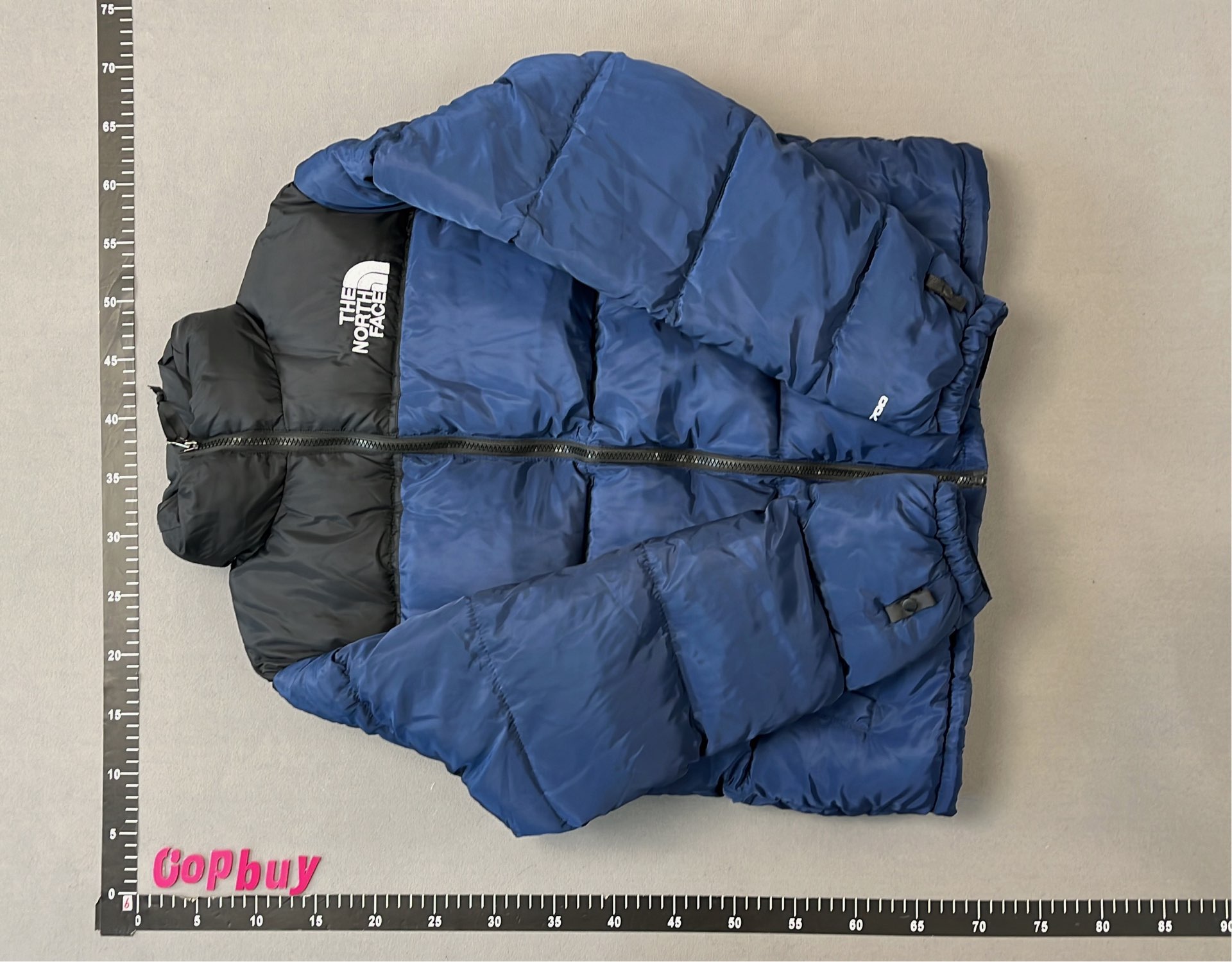 TNF 22Fw Retro Nuptse Jacket 1996羽绒服-拼色白