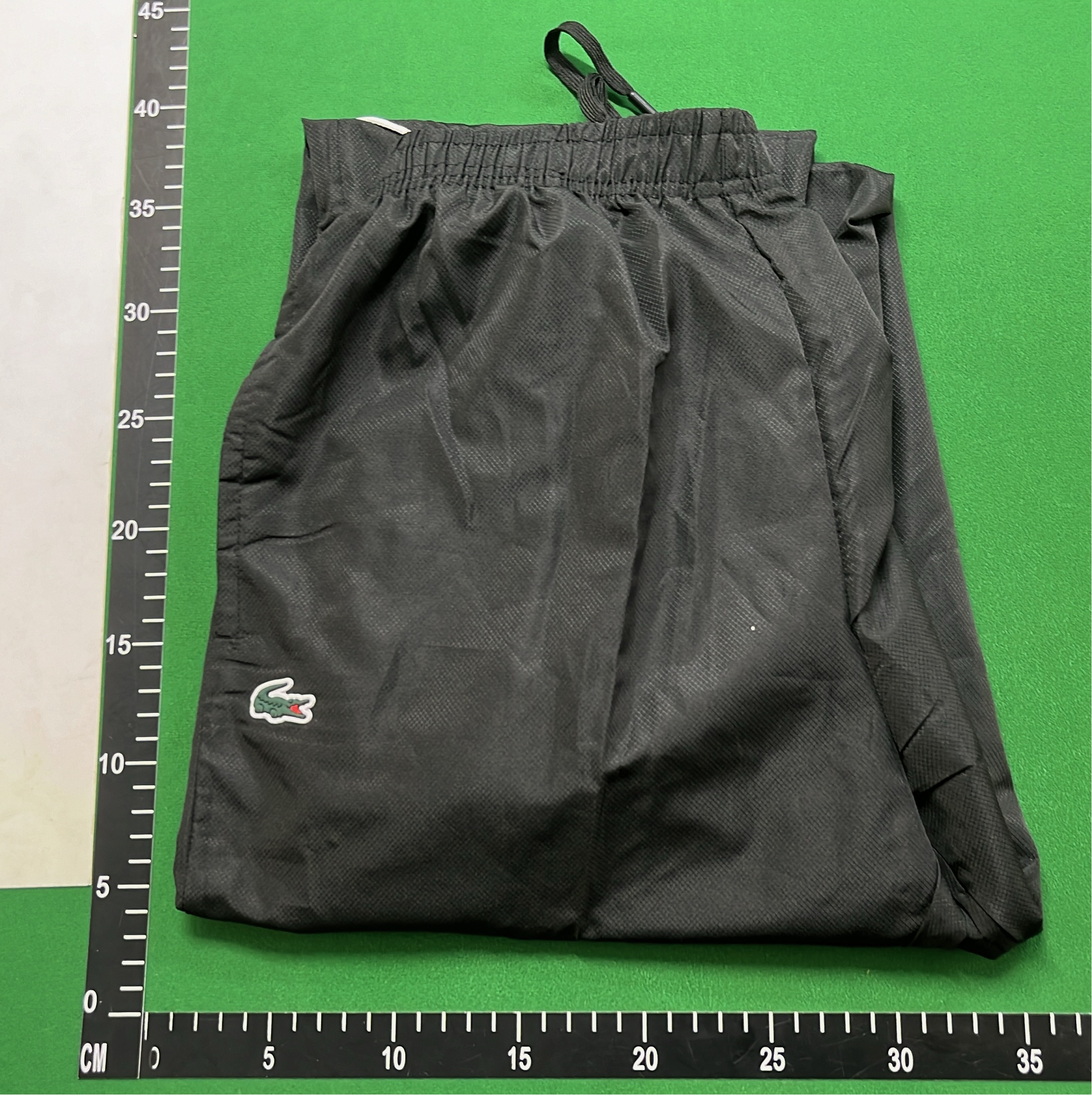 Lacoste Navy Blue Track Pants with White Stripes