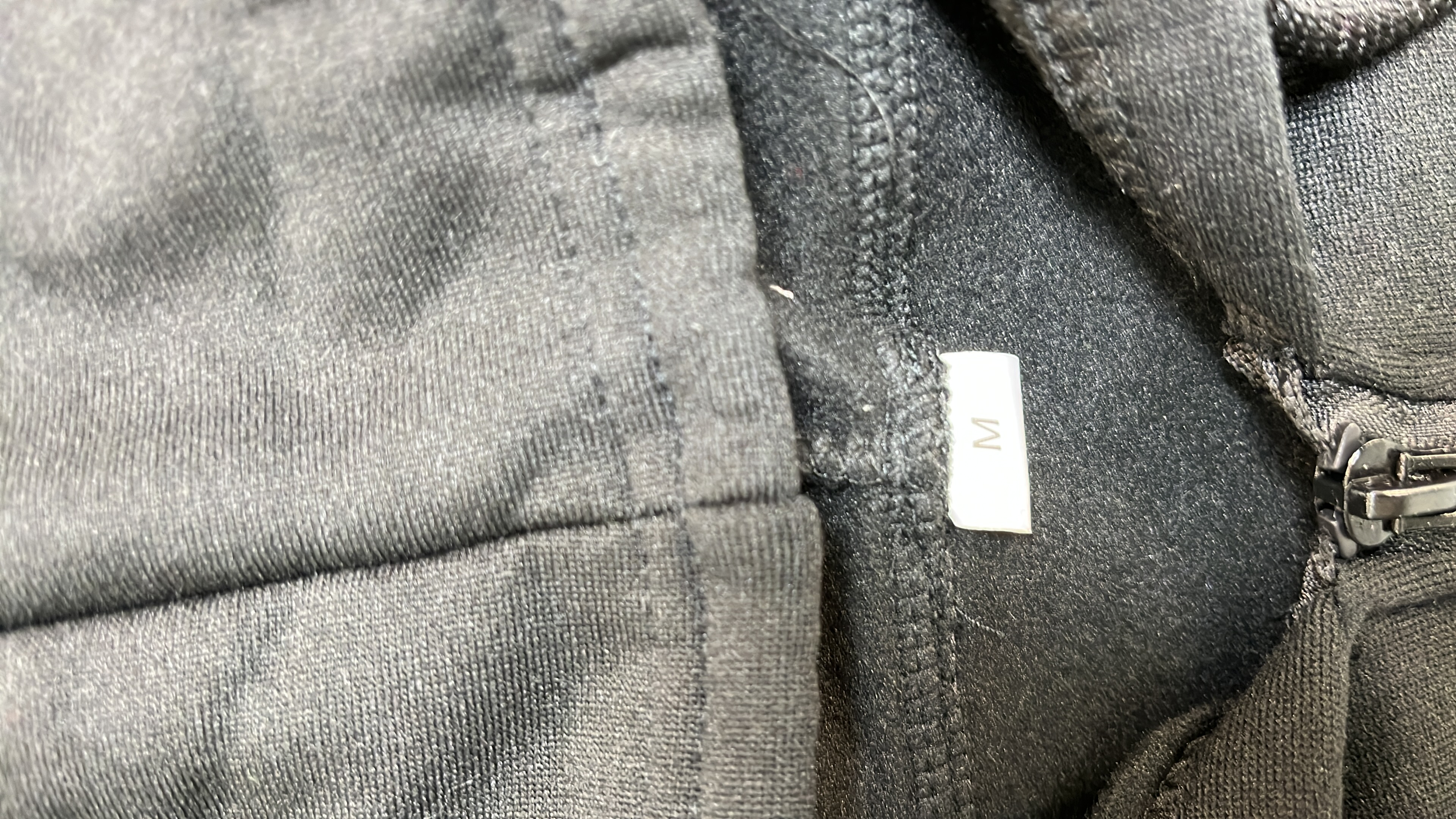 White Moncler Zip-Up Hoodie with Logo Patch
