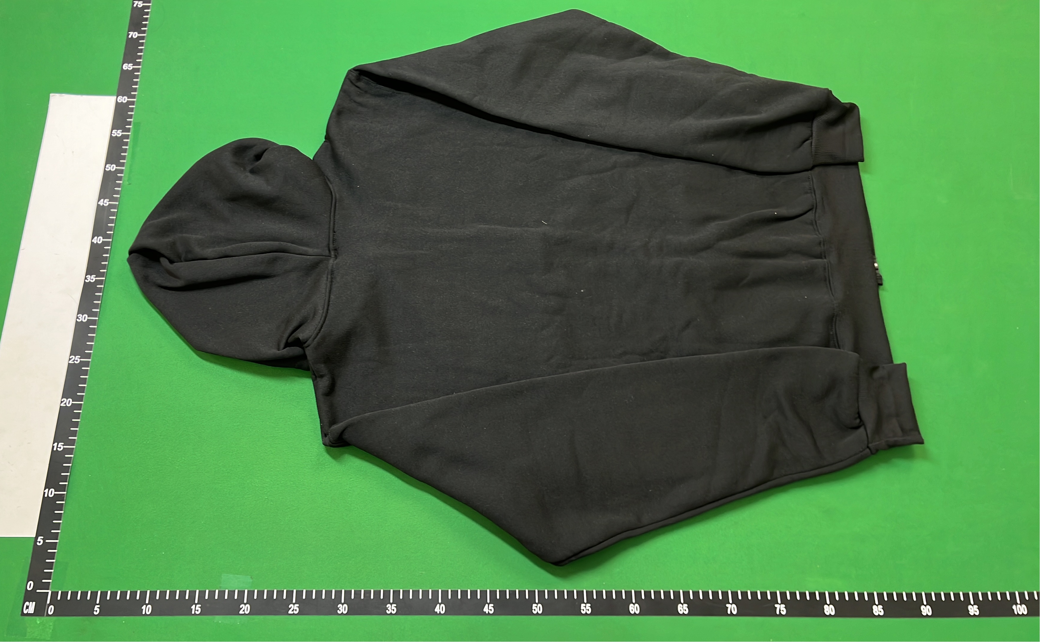 White Moncler Zip-Up Hoodie with Logo Patch