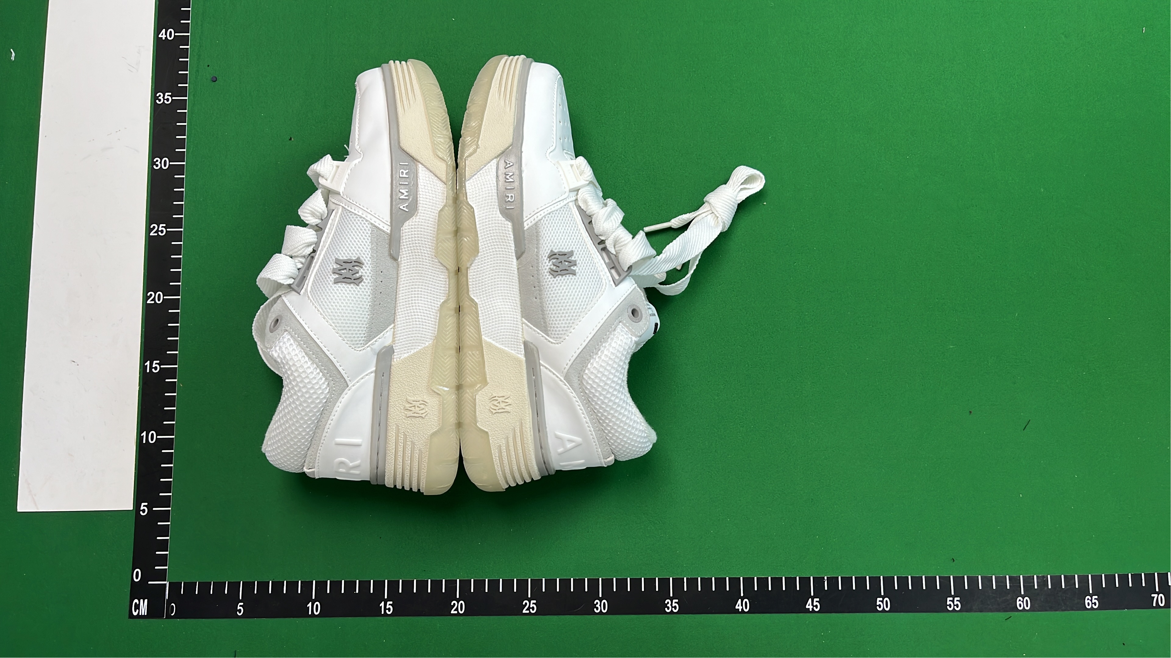 AMIRI White Sneakers with Color Accents - Luxury Fashion Shoes