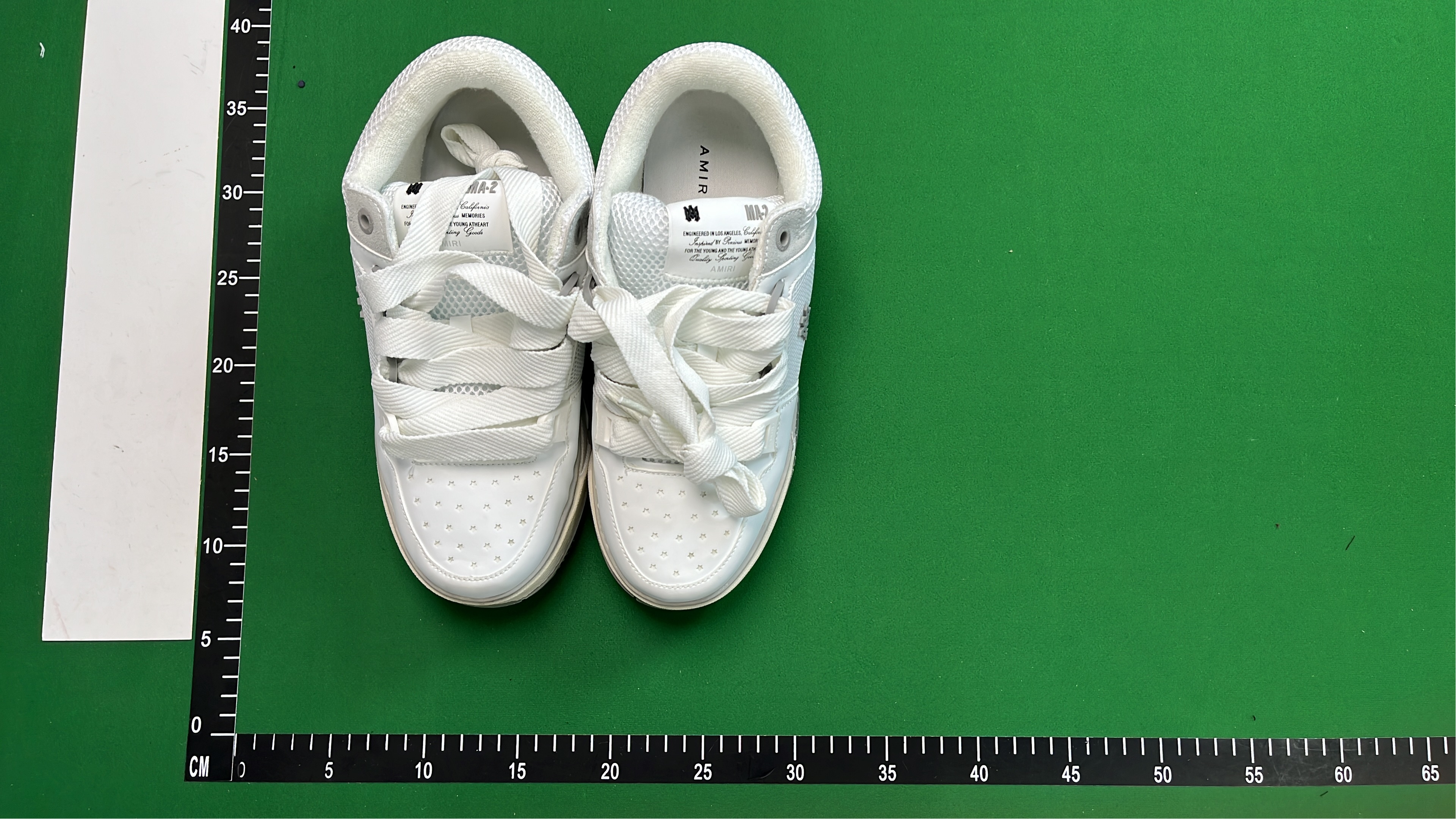 AMIRI White Sneakers with Color Accents - Luxury Fashion Shoes