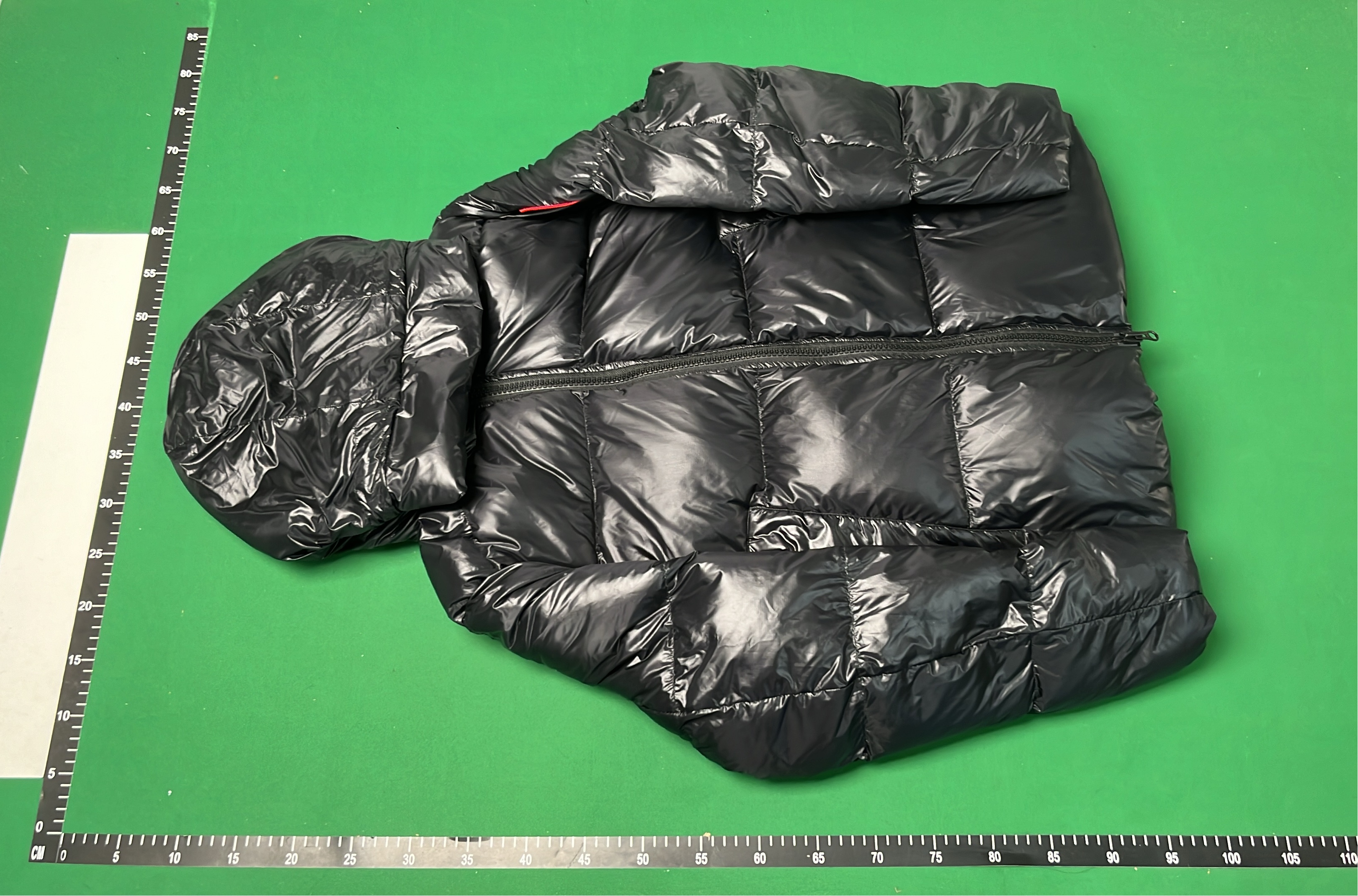 Canada Goose Silver Puffer Jacket with Hood