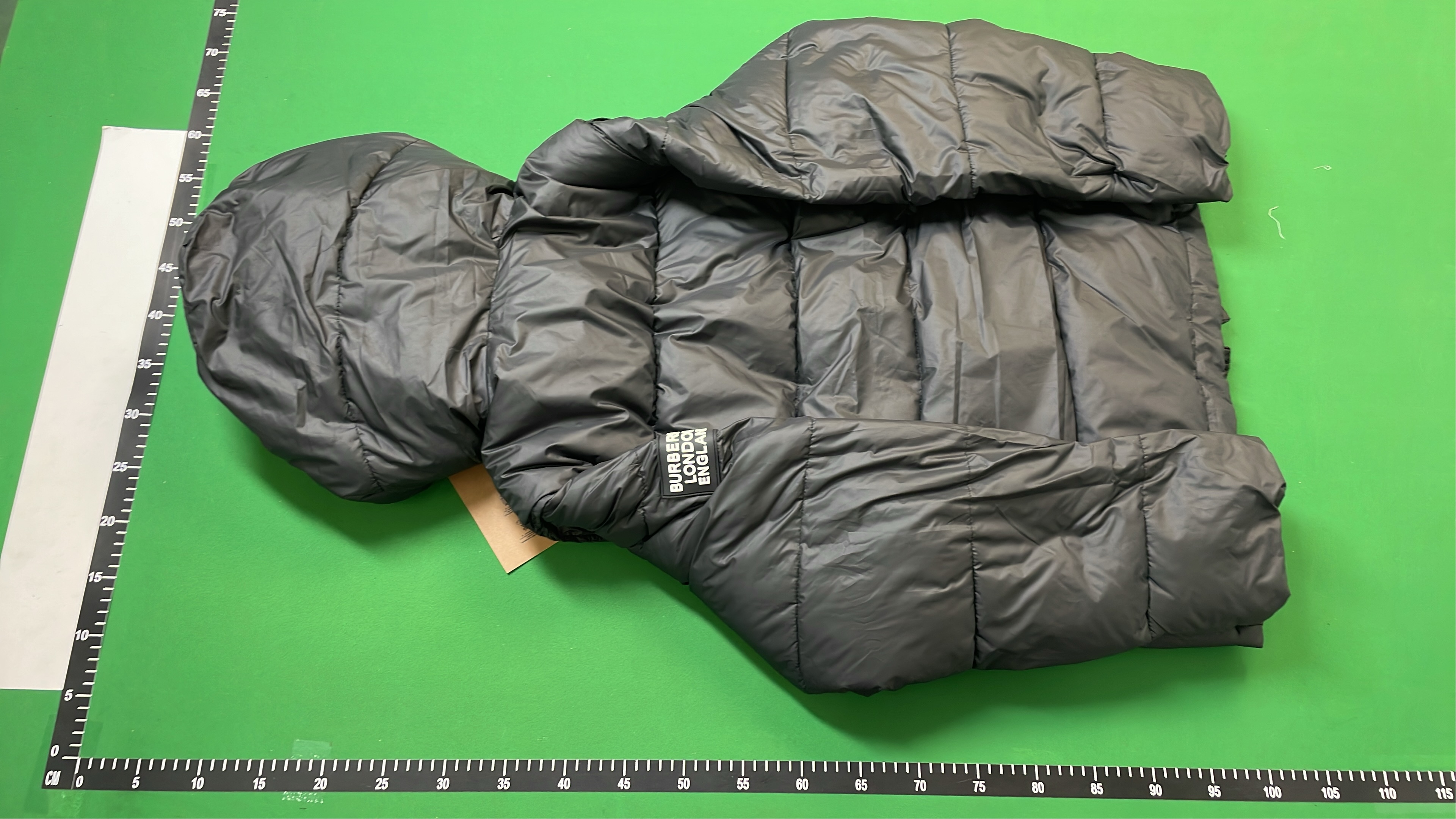 Canada Goose Black Puffer Jacket with Hood and Tag