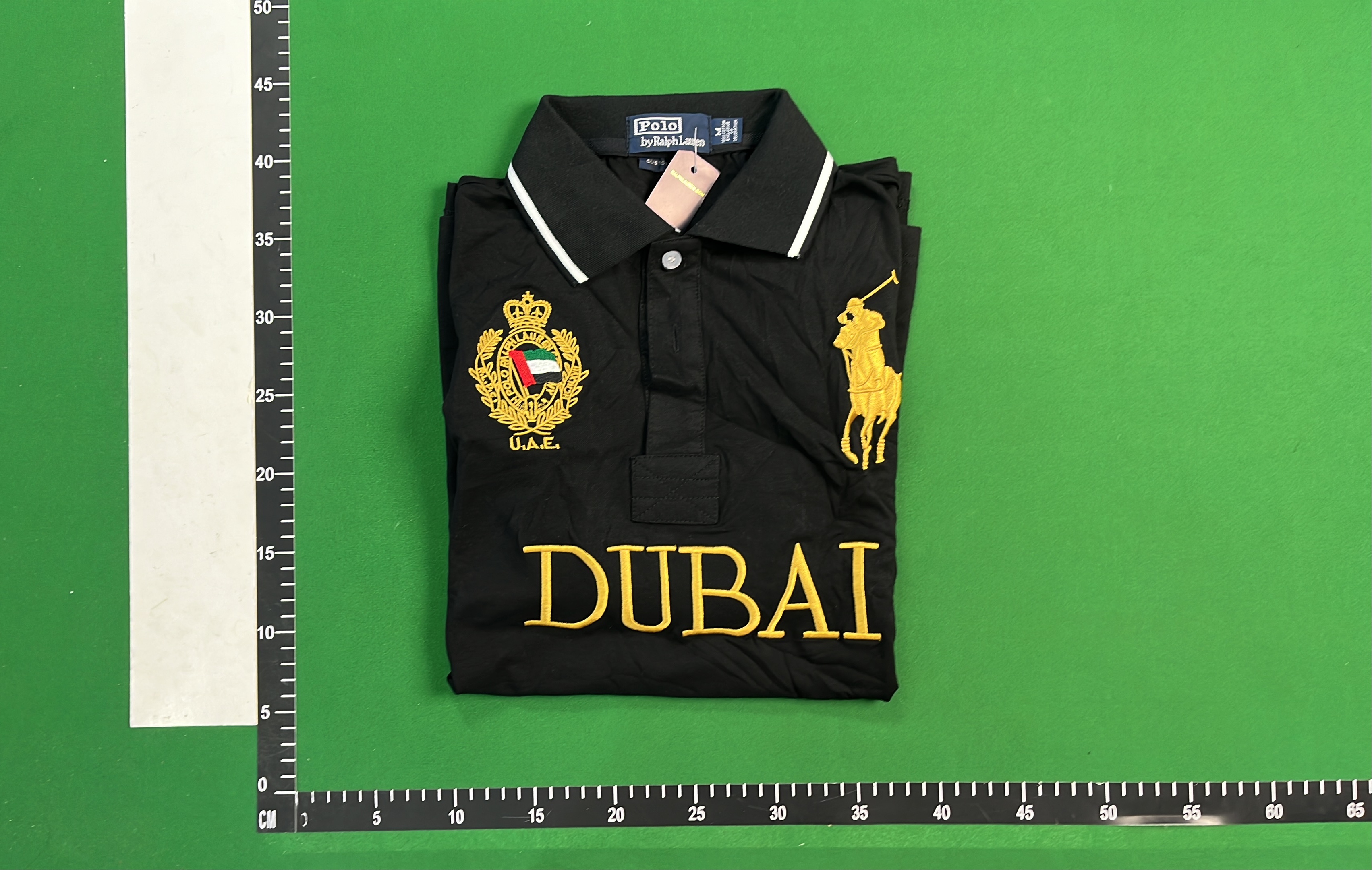 Green Milan Embroidered Polo Shirt for Men