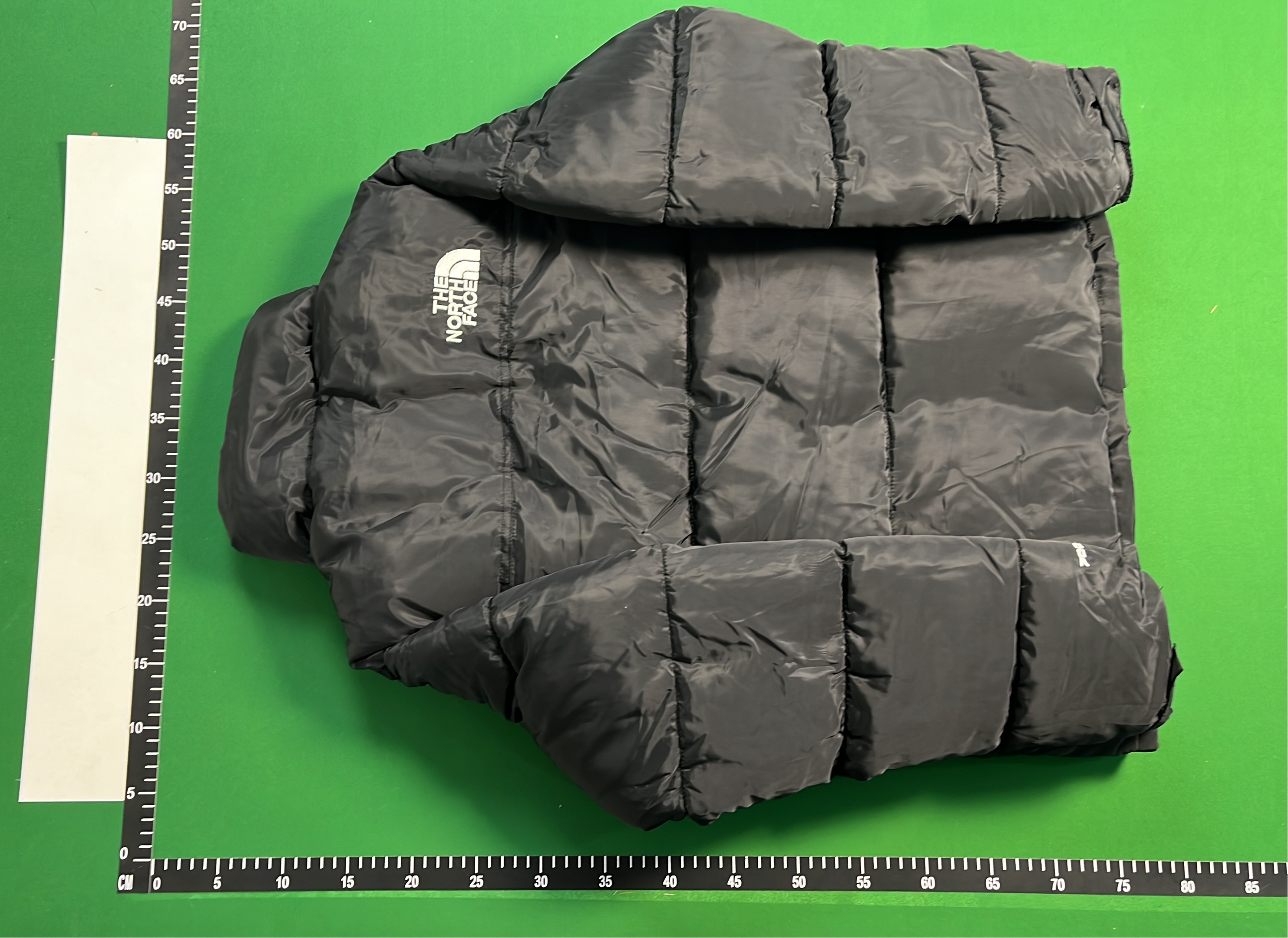The North Face Nuptse Jacket Green Black