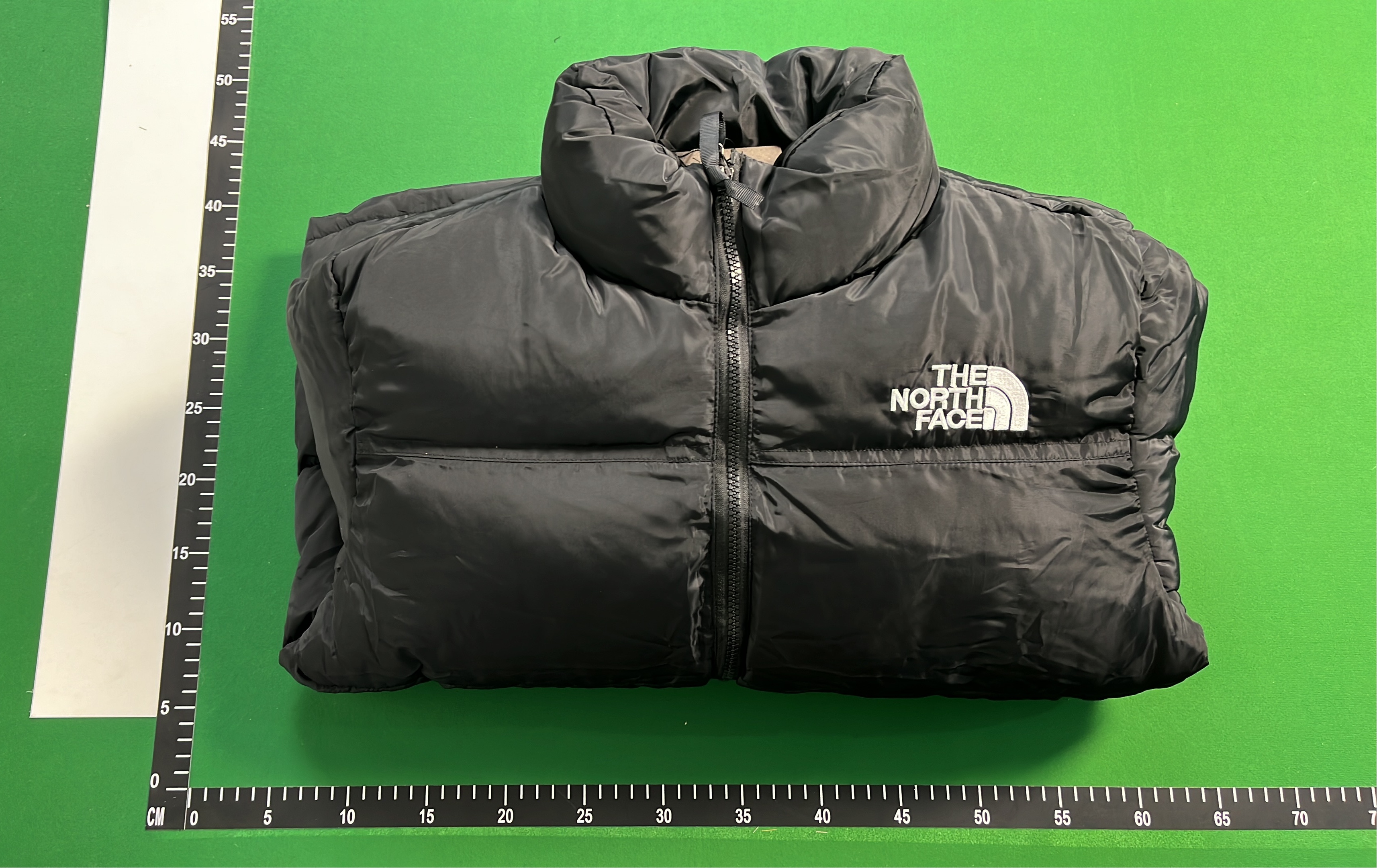The North Face Nuptse Jacket Green Black