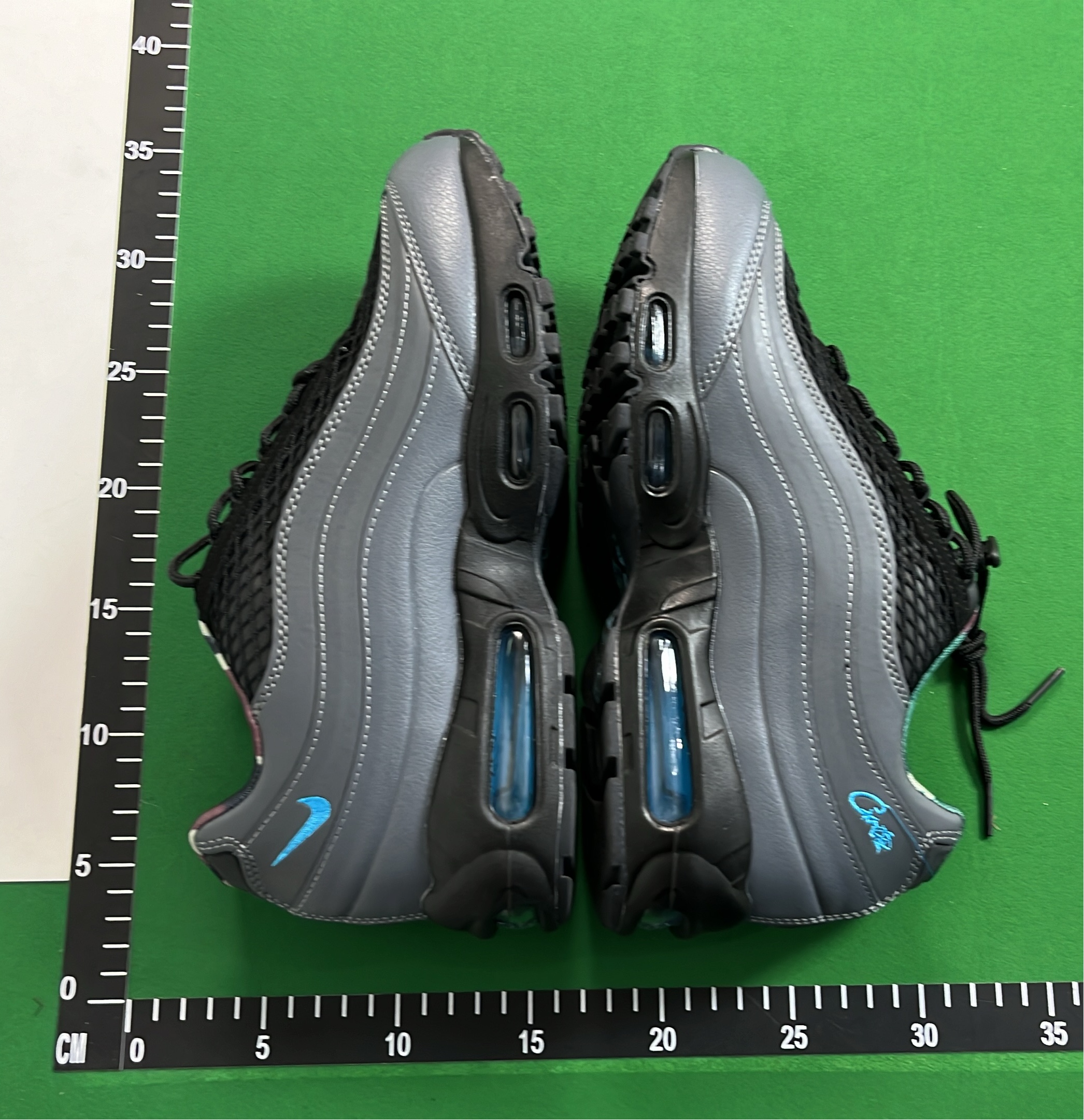 Nike Air Max 95 Grey Neon Green Running Shoes