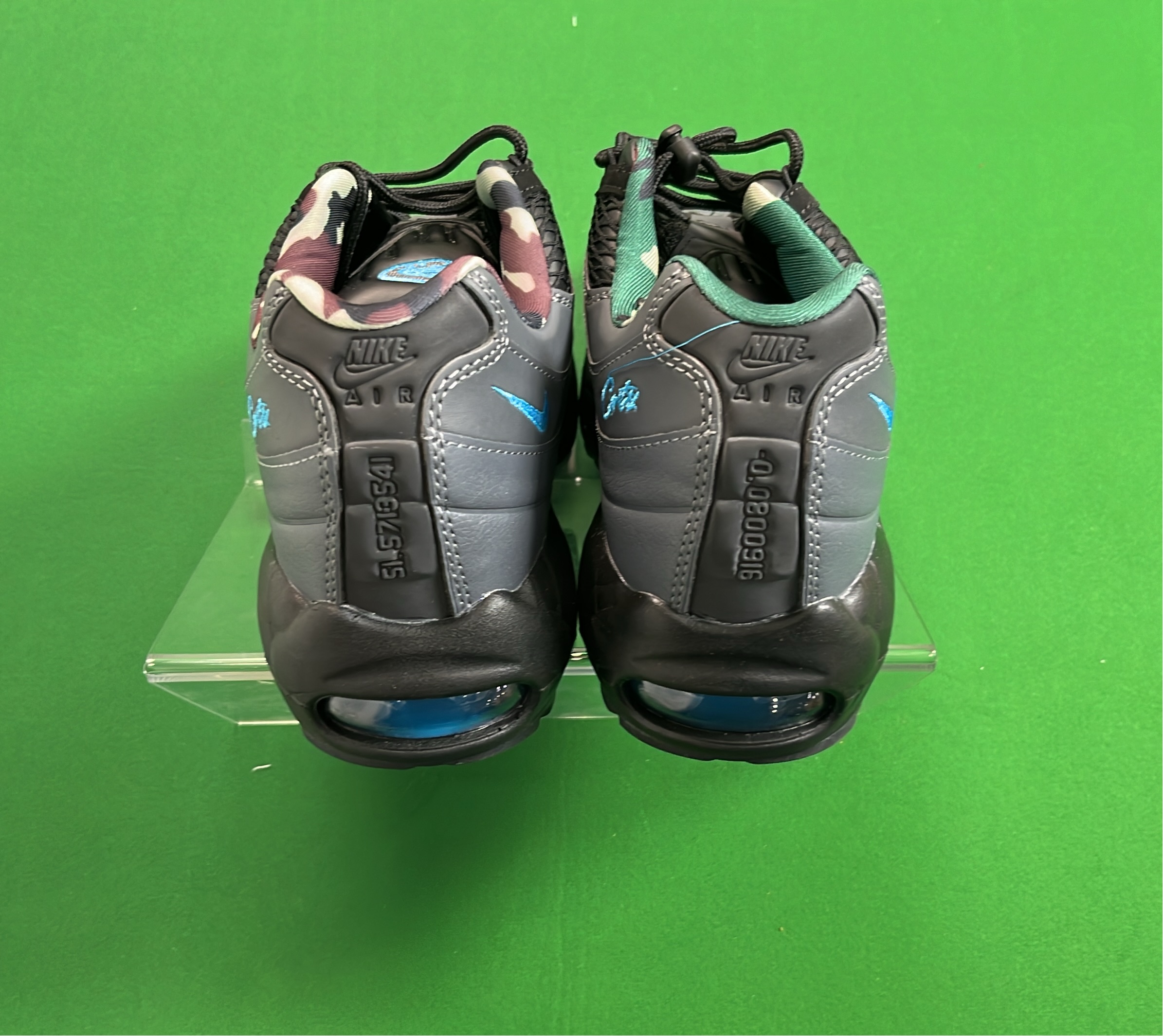 Nike Air Max 95 Grey Neon Green Running Shoes