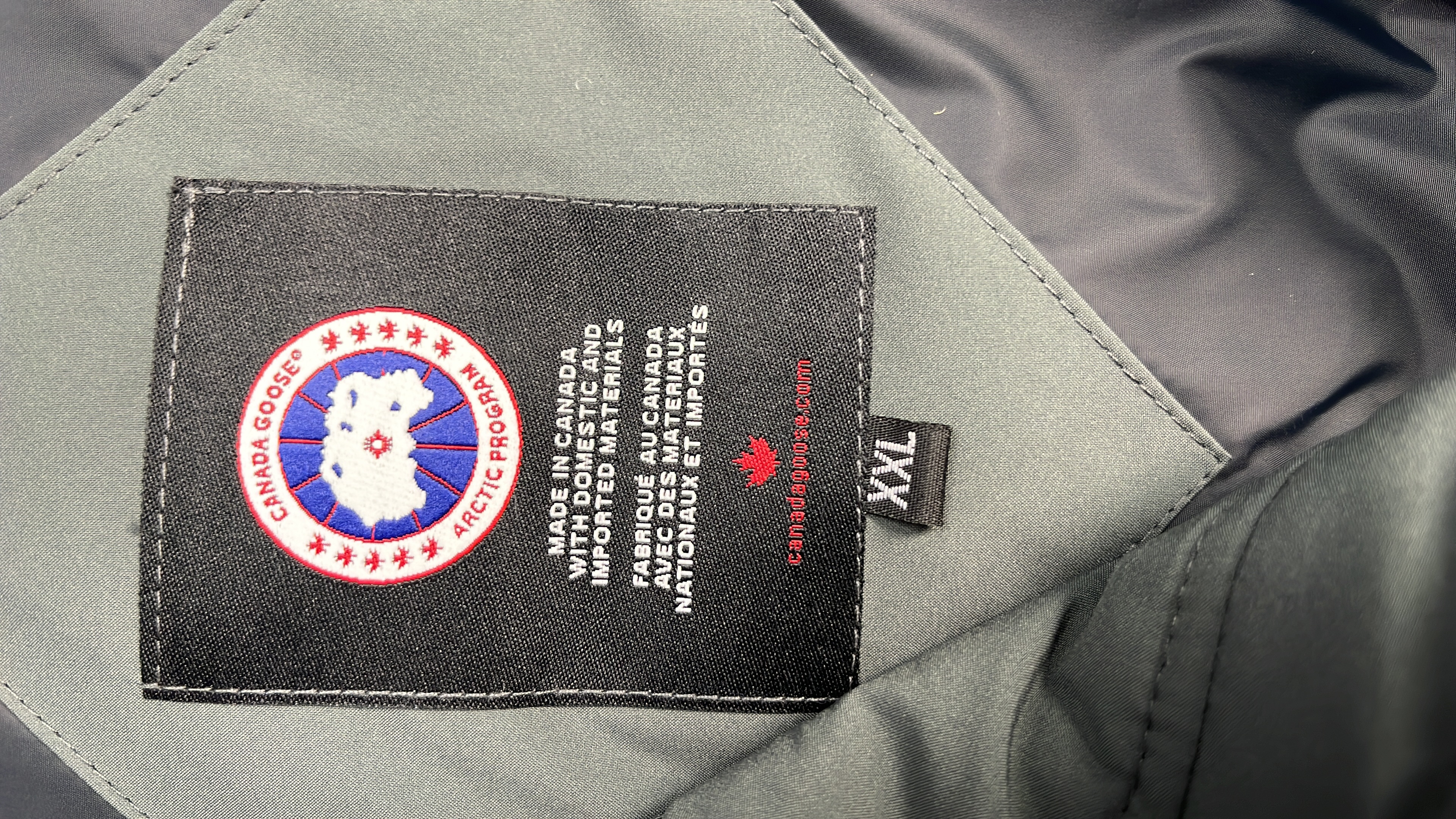 Canada Goose Down Jacket with Fur Trim Hood