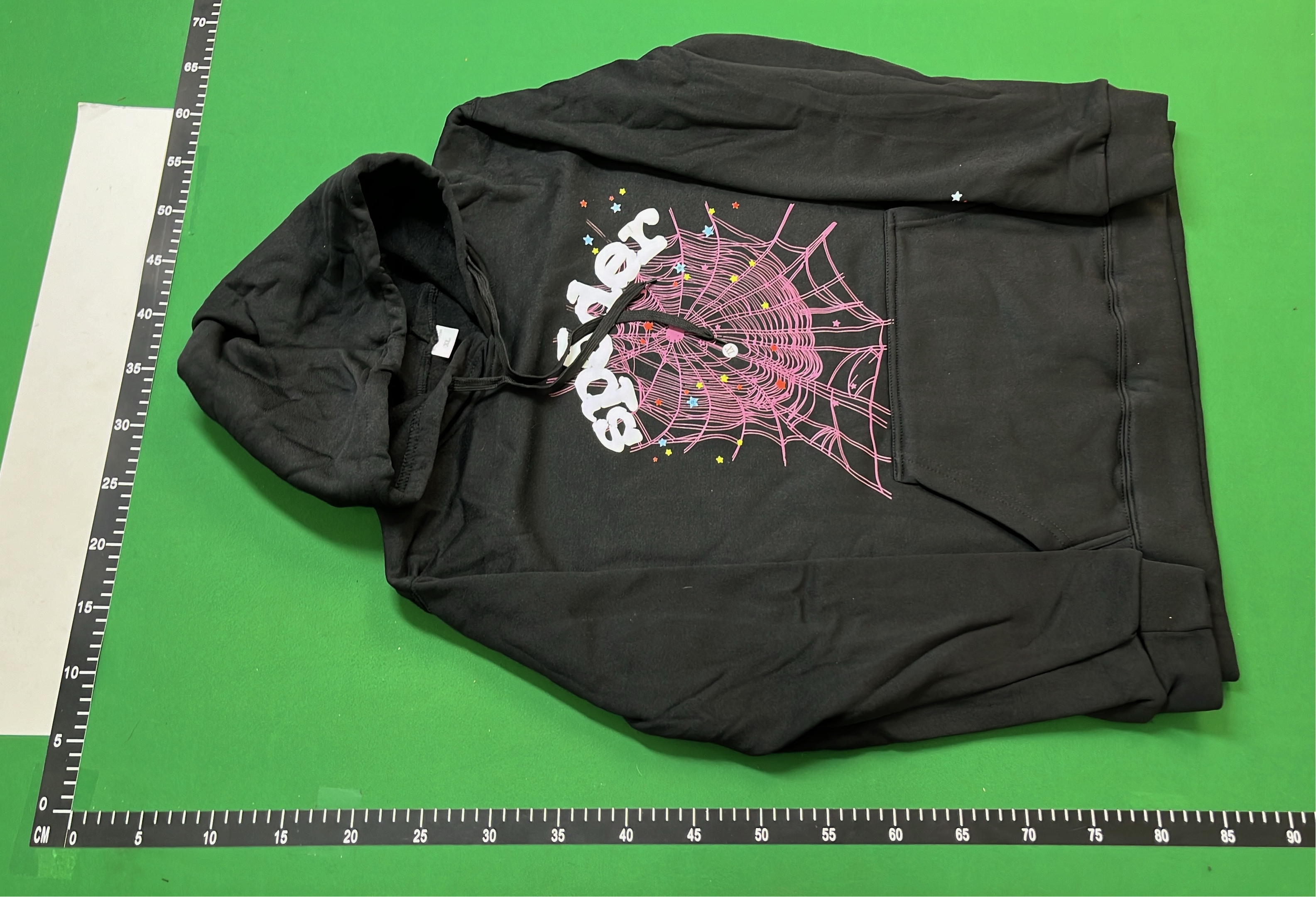 Brown Spider Web Hoodie and Pants Set for Women - Pink Graphic Sweatshirt Outfit
