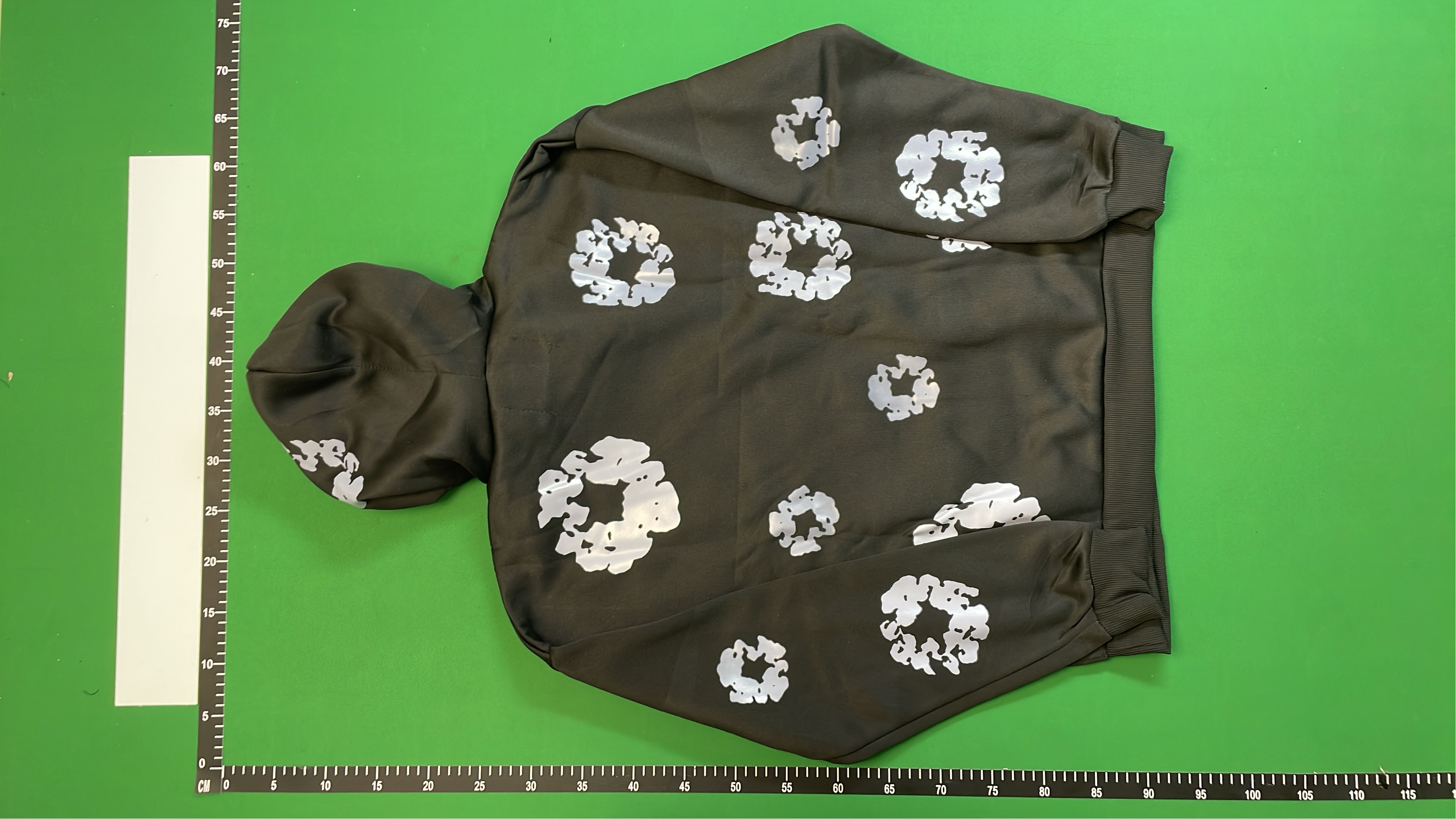 Gray Floral Print Hoodie - Supreme
