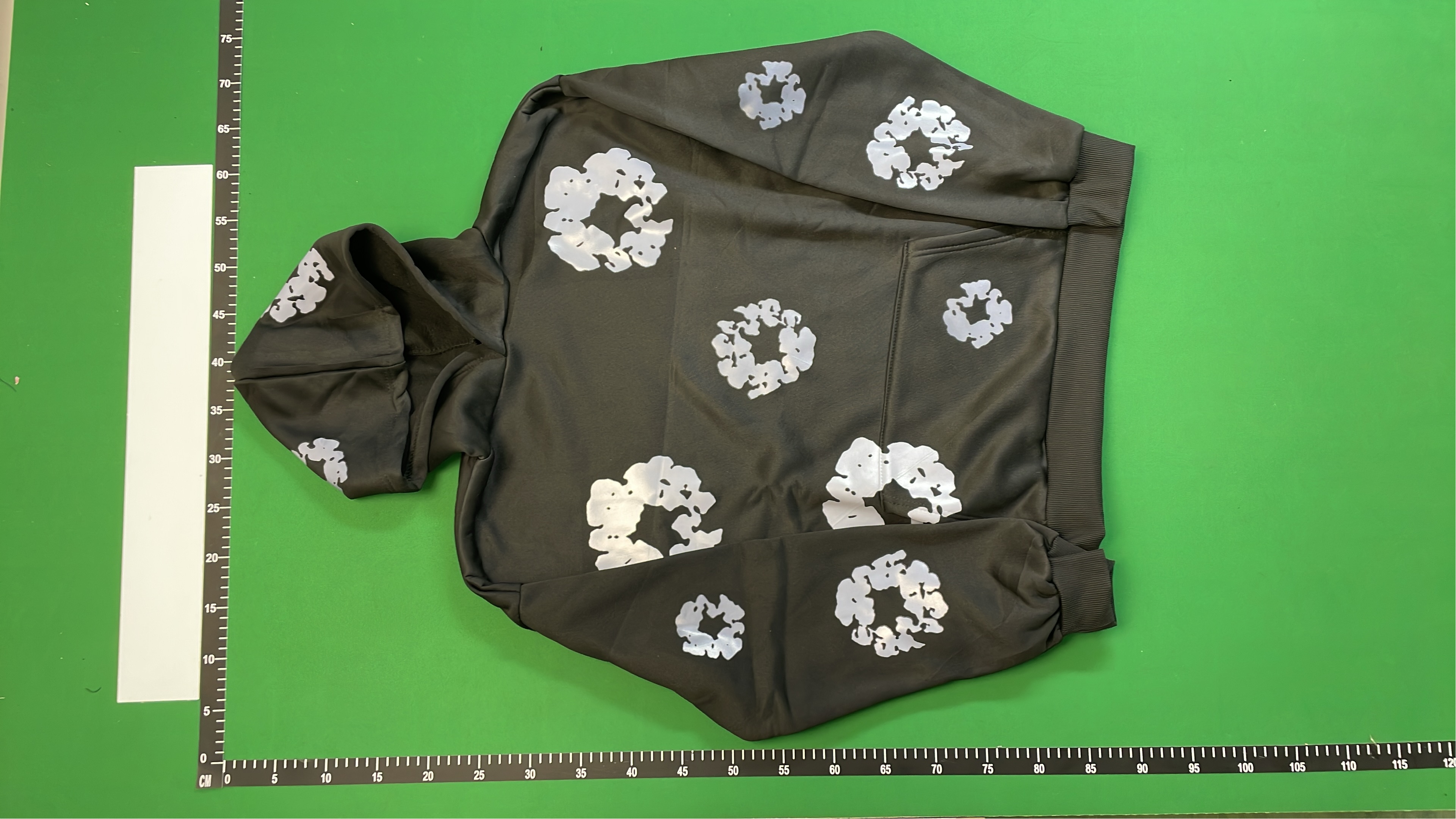 Gray Floral Print Hoodie - Supreme